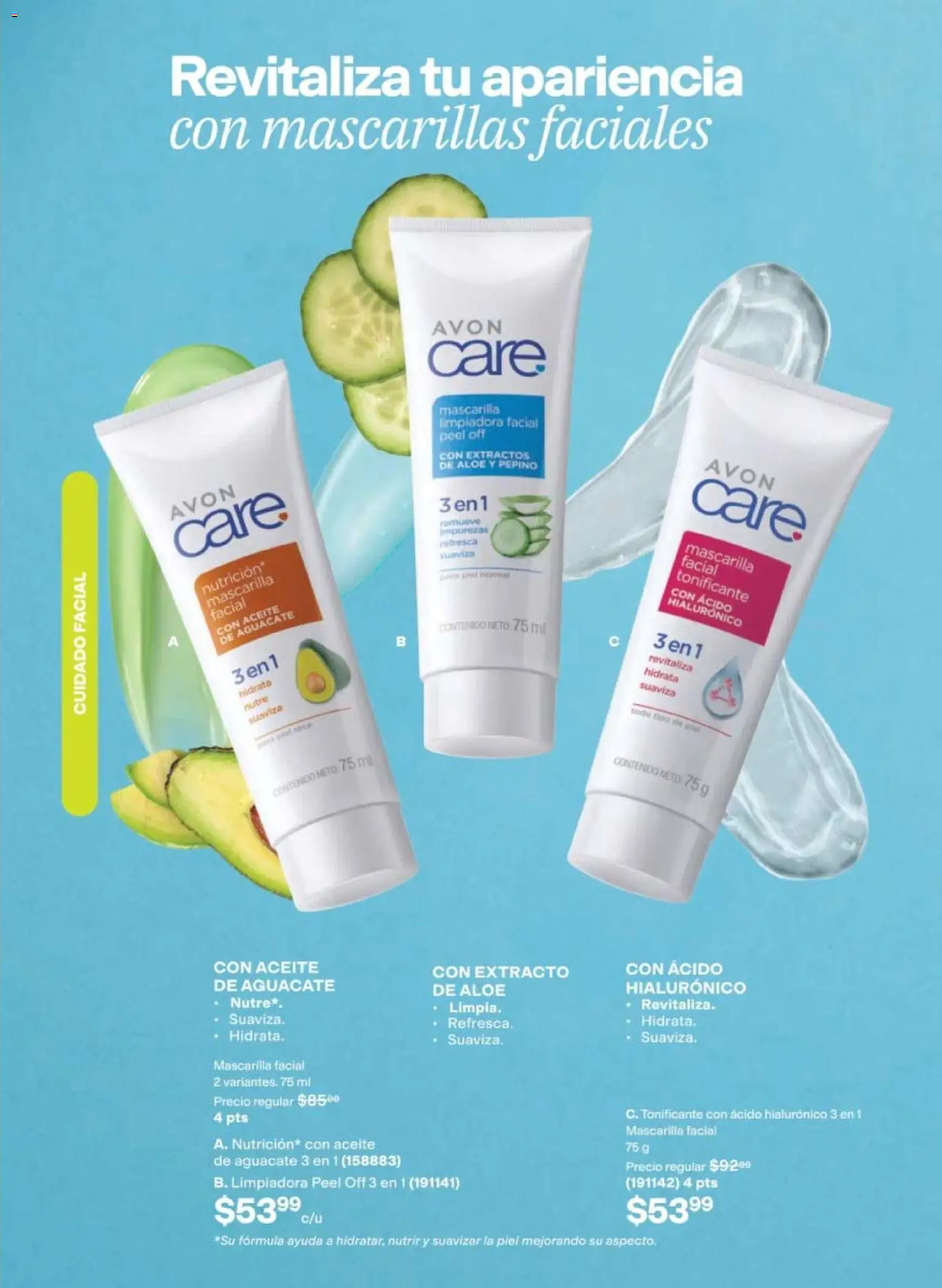 Nuevas ofertas de AVON válidas en toda la República Mexicana desde el 08.05.2026. ¡Encuentra las mejores ofertas en AVON campaña 8 2026! | Página: 137 | Productos: Aceite, Aguacate, Mascarilla