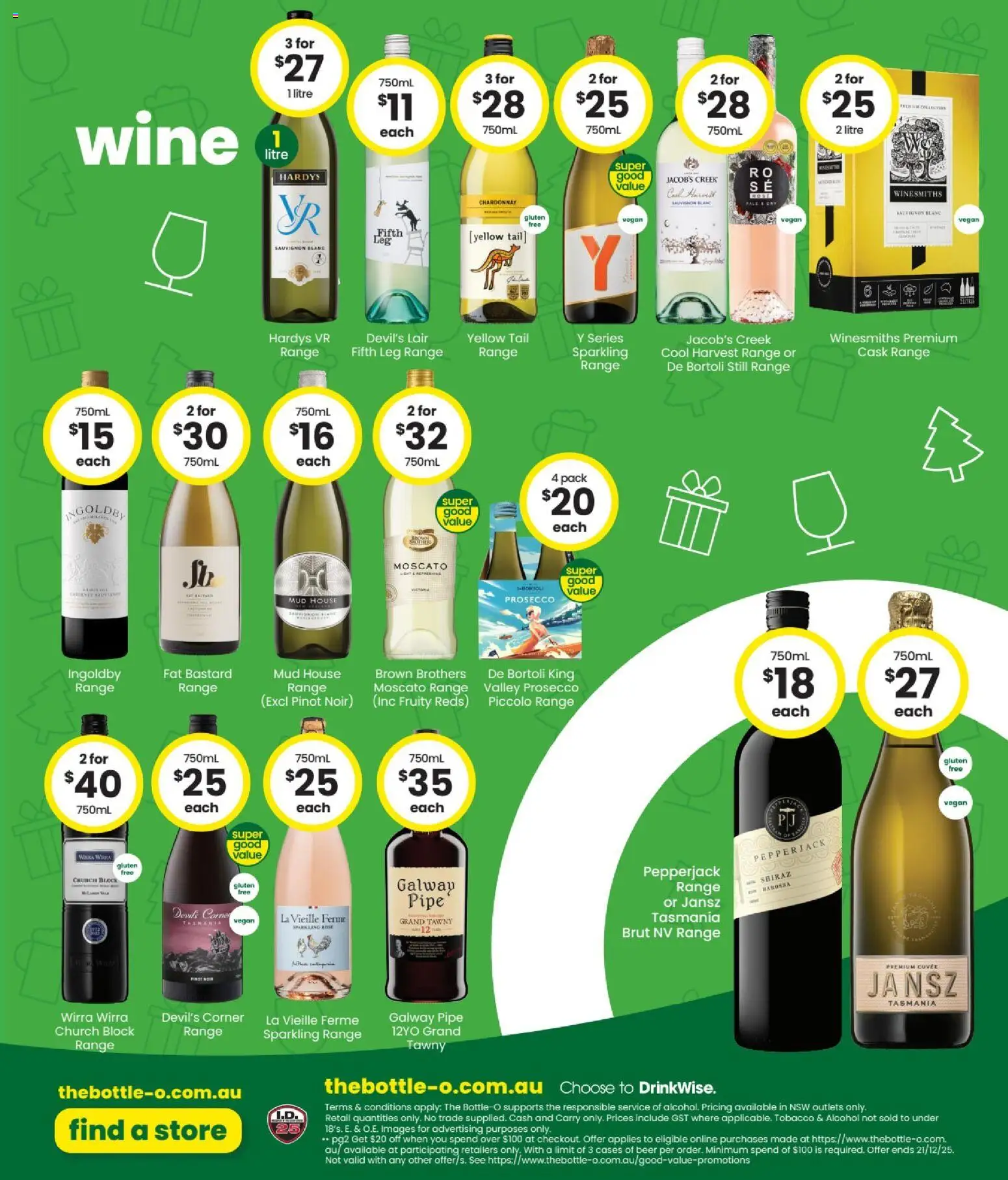 The Bottle-O catalogue - valid from 08.12.2025 | Page: 8 | Products: Wine, Beer