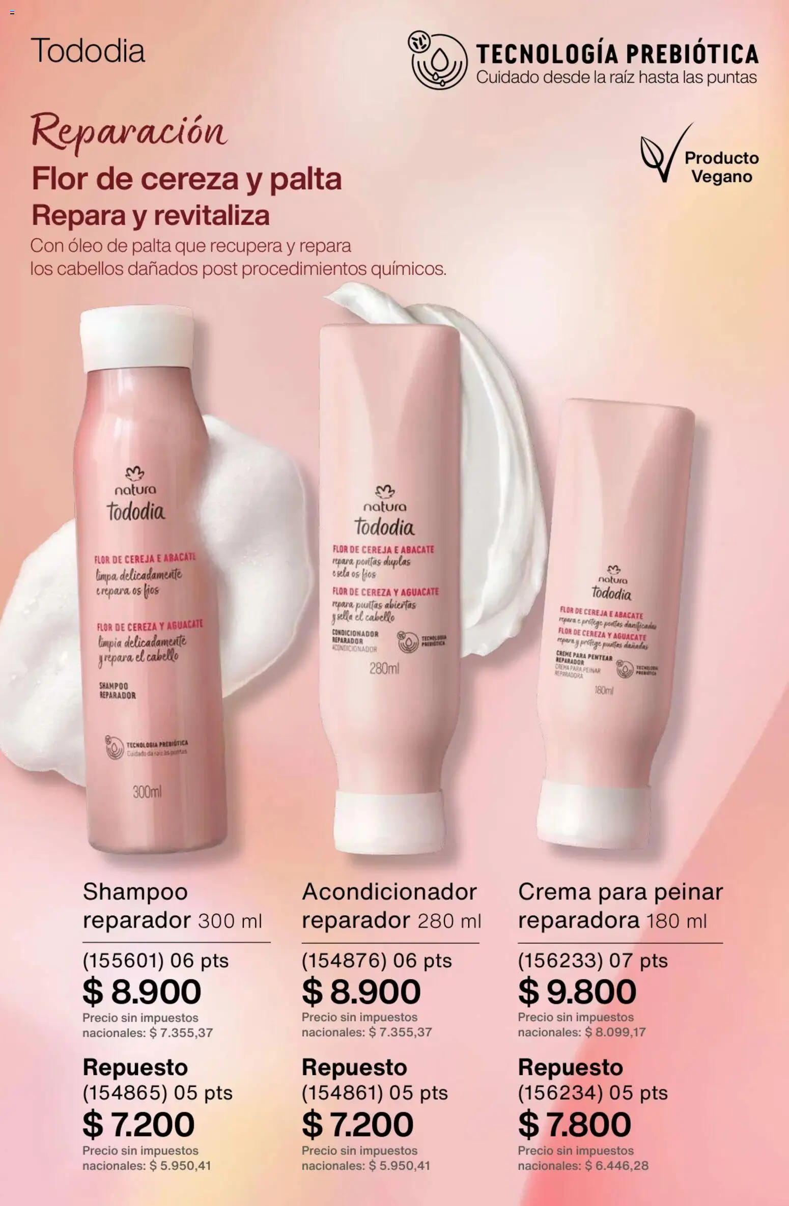 Catálogo Natura Ciclo 3 │ válido desde el 09.02.2026 | Página: 253 | Productos: Shampoo, Acondicionador, Palta, Crema