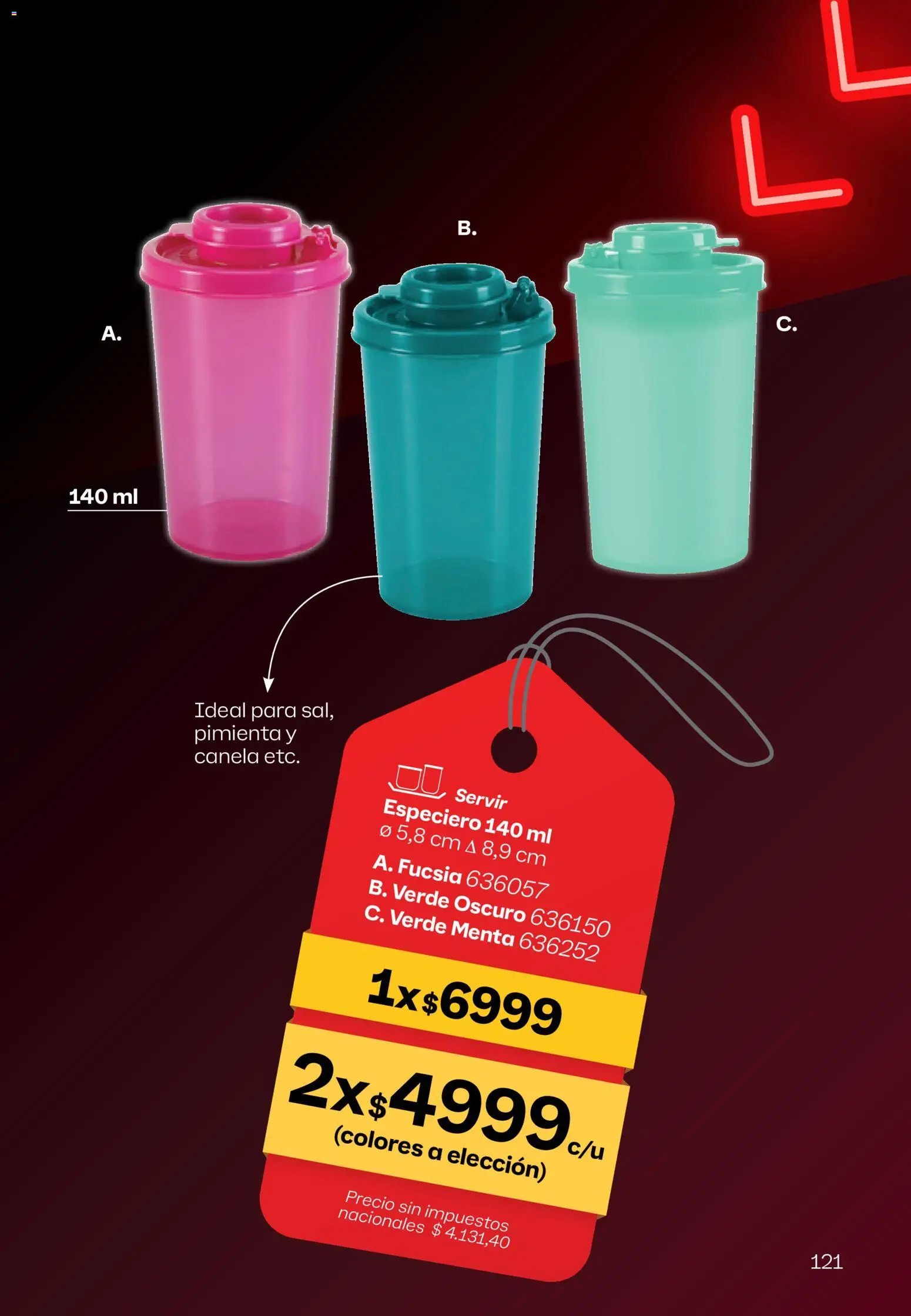 Tupperware Black Friday │ válido desde el 27.11.2025 | Página: 122 | Productos: Pimienta