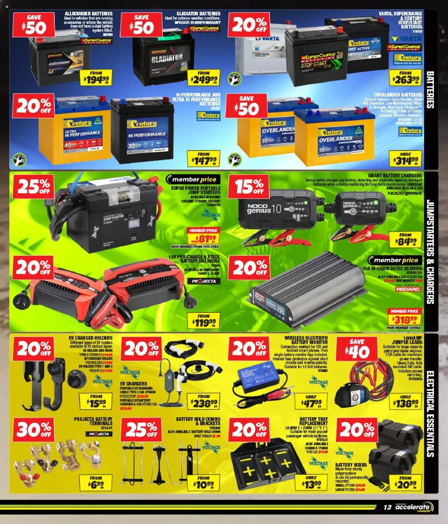 Autobarn catalogue - valid from 11.02.2026 | Page: 13 | Products: Charger, Accessories, Batteries, Cable