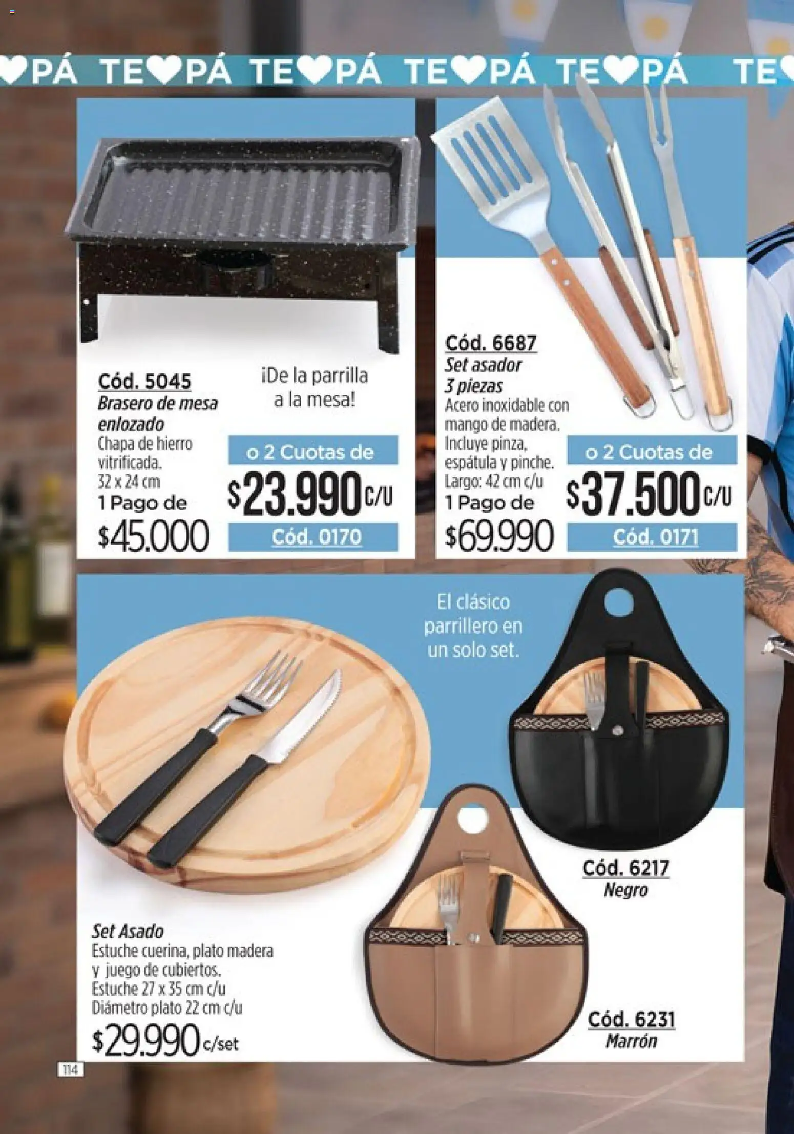 Amodil - Campaña 8 │ válido desde el 08.04.2026 | Página: 114 | Productos: Chapa, Parrilla, Estuche, Té