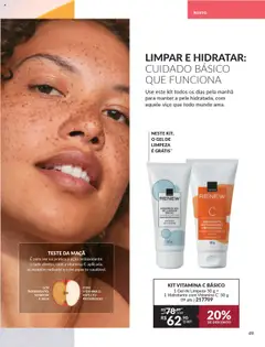 Avon - Campanha 17 - Pré-Visualização do folheto da loja Avon, válido de 07.10.2025 | Página: 49 | Produtos: Gel de limpeza, Creme, Sabonete, Vitamina c