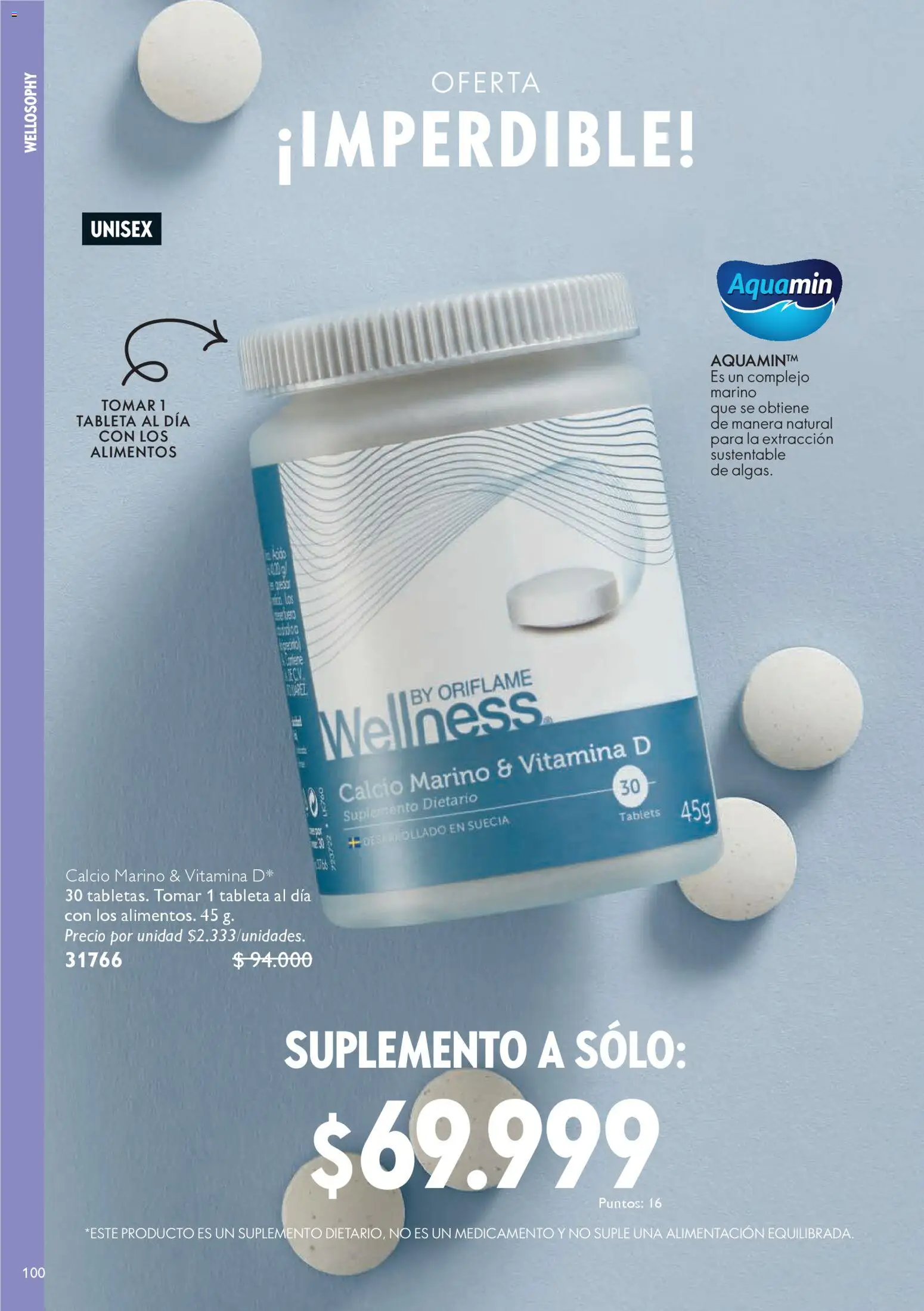 Oriflame revista - valida desde el 15.11.2025 | Página: 100 | Productos: Tableta, Suplemento dietario