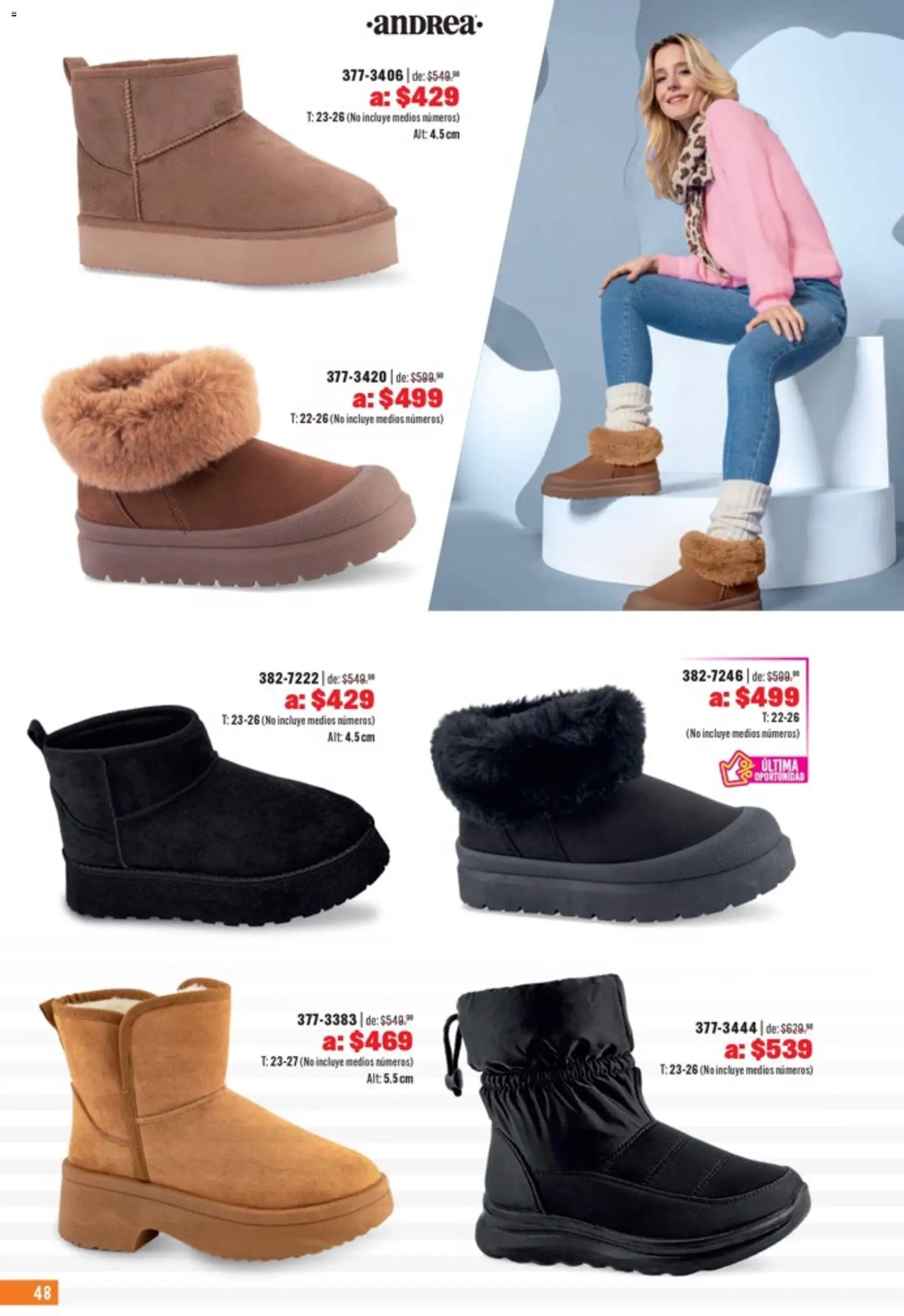 Nuevas ofertas de Andrea válidas en toda la República Mexicana desde el 05.04.2026. ¡Encuentra las mejores ofertas en Andrea catálogo Outlet! | Página: 48