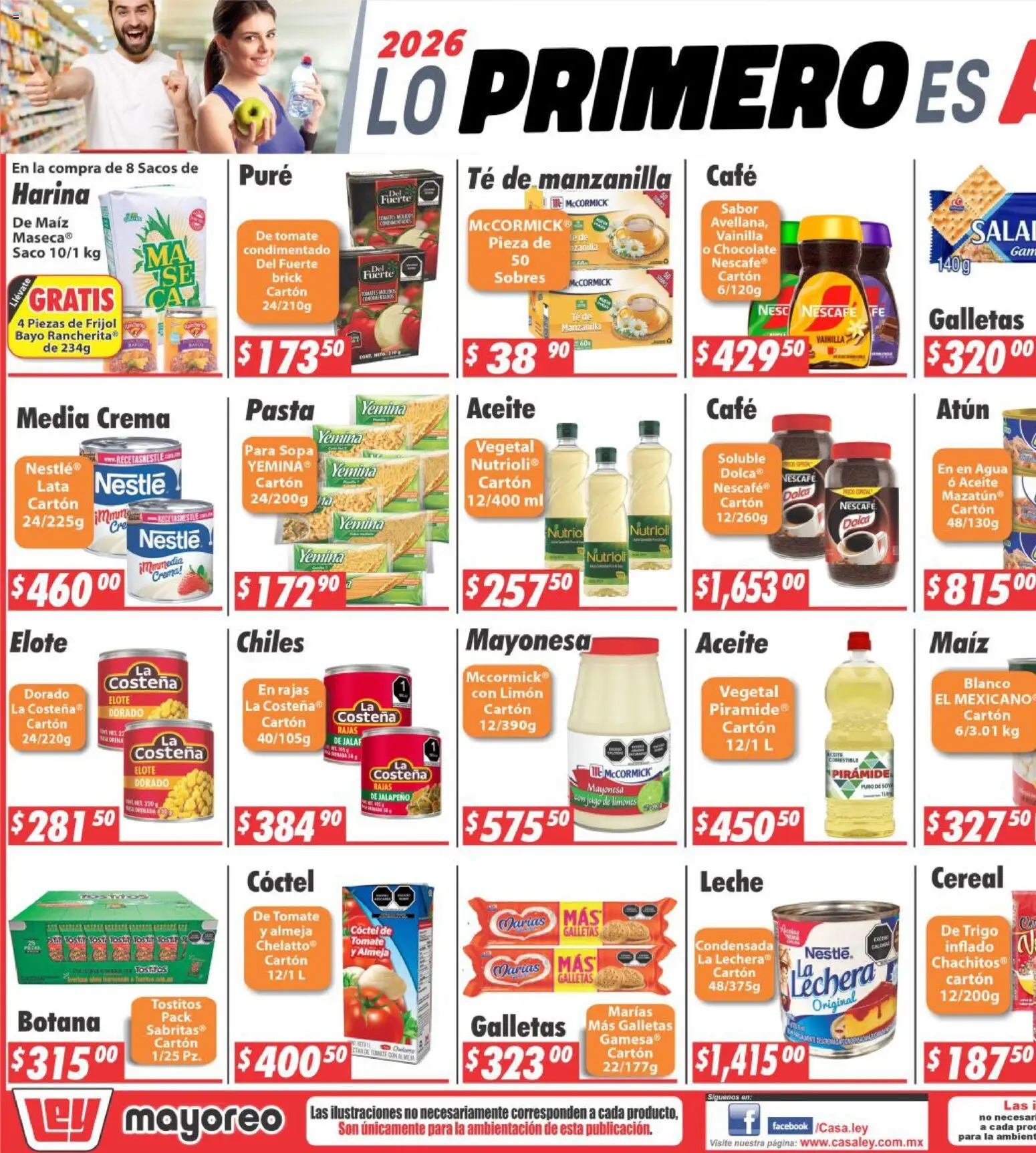Nuevas ofertas de Casa Ley válidas en toda la República Mexicana desde el 12.01.2026. ¡Encuentra las mejores ofertas en Casa Ley folleto Tepic! | Página: 5 | Productos: Harina, Atún, Aceite, Chocolate