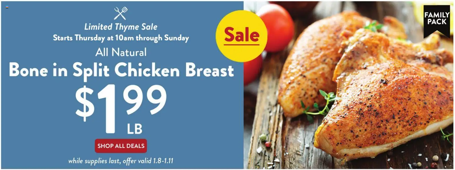 Fresh Thyme Weekly Ad - IA - valid from 07.01.2026 | Page: 1