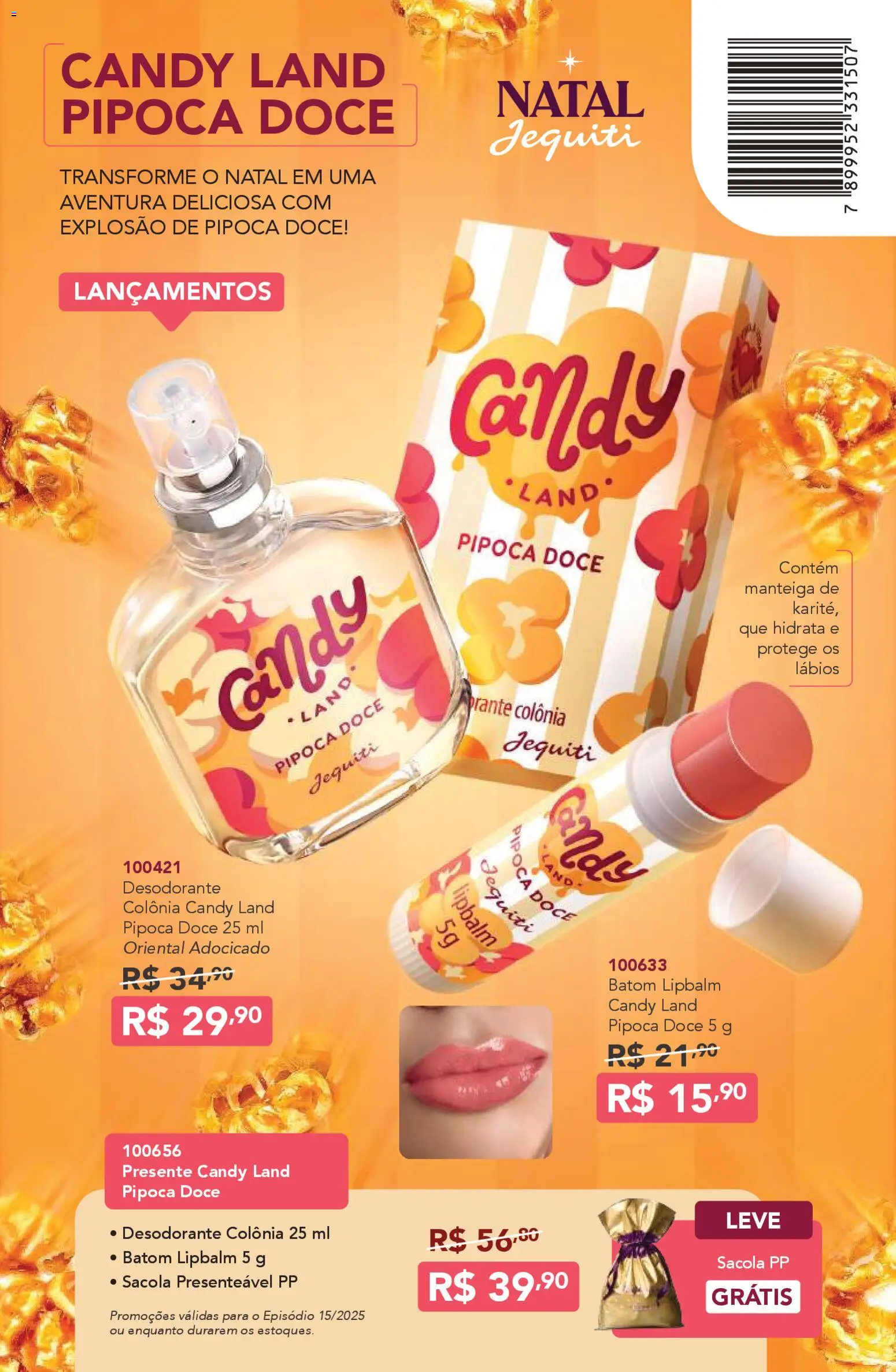 Jequiti Folheto - válido de 24.10.2025 | Página: 116 | Produtos: Batom, Desodorante, Manteiga, Pipoca