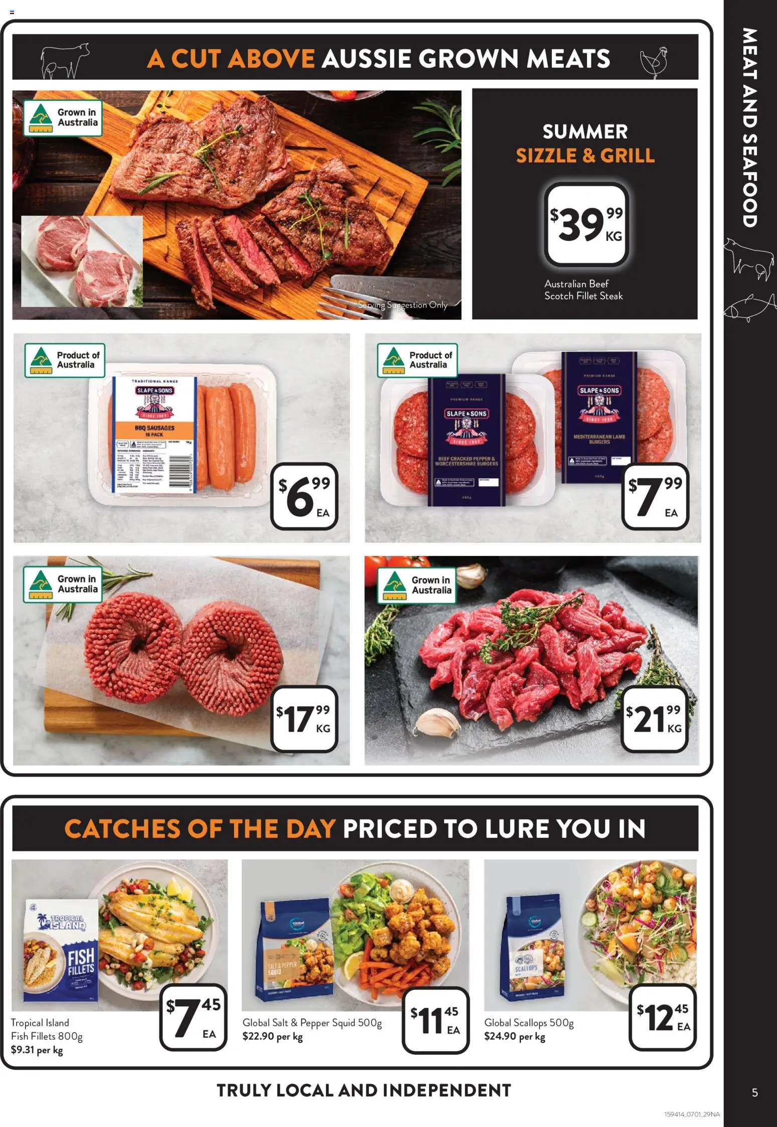 Foodworks catalogue - valid from 07.01.2026 | Page: 5 | Products: Lamb, Fish, Steak, Pepper