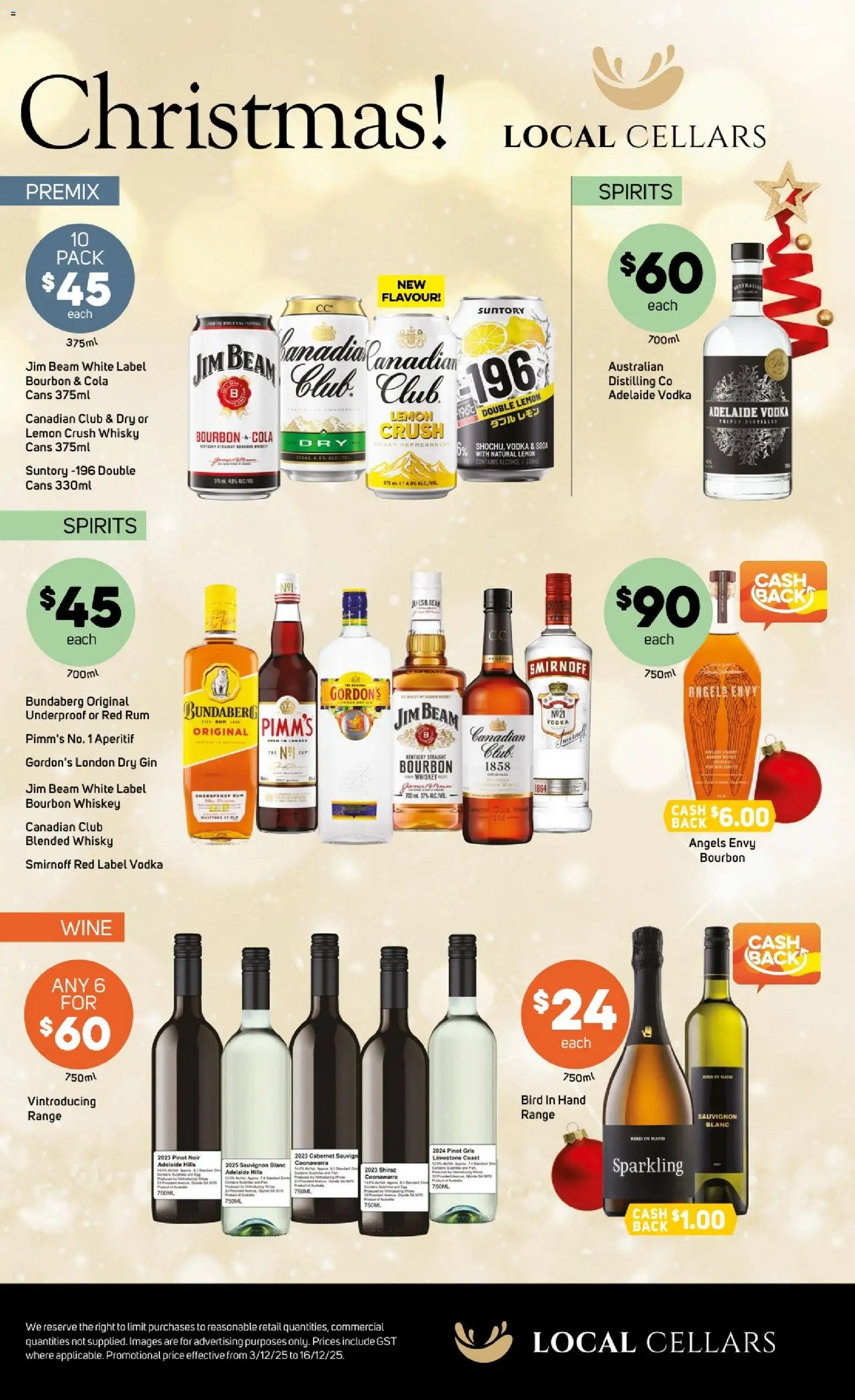 Foodland catalogue - valid from 10.12.2025 | Page: 43 | Products: Wine, Vodka, Whiskey, Lemon