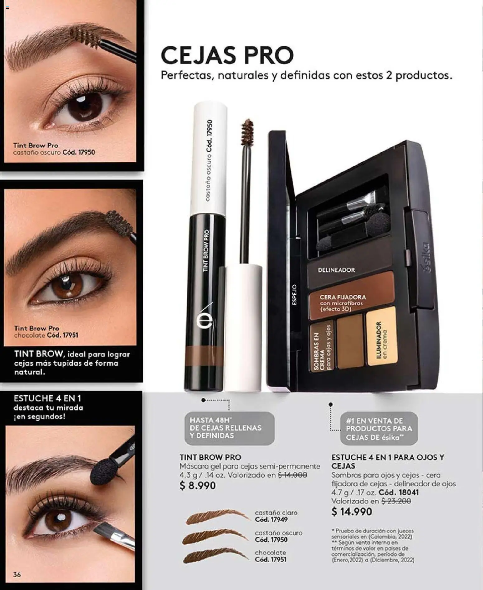 Catálogo Ésika Campaña 18 │ válido desde el 01.12.2025 | Página: 36 | Productos: Máscara, Delineador de ojos, Chocolate, Crema
