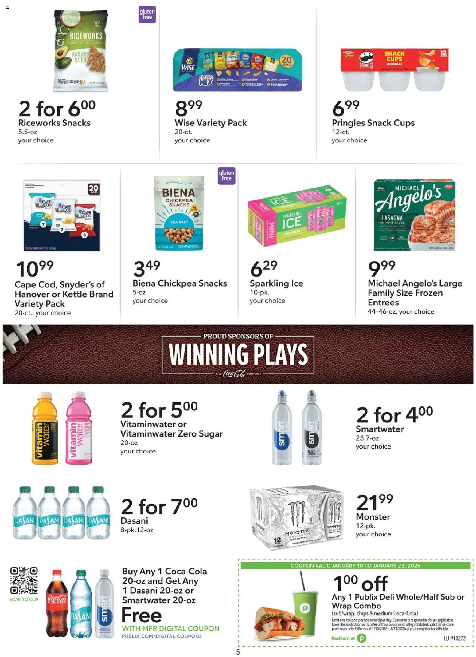 Publix Extra Savings - valid from 10.01.2026 | Page: 5 | Products: Vitamin, Clip, Salt, Sugar