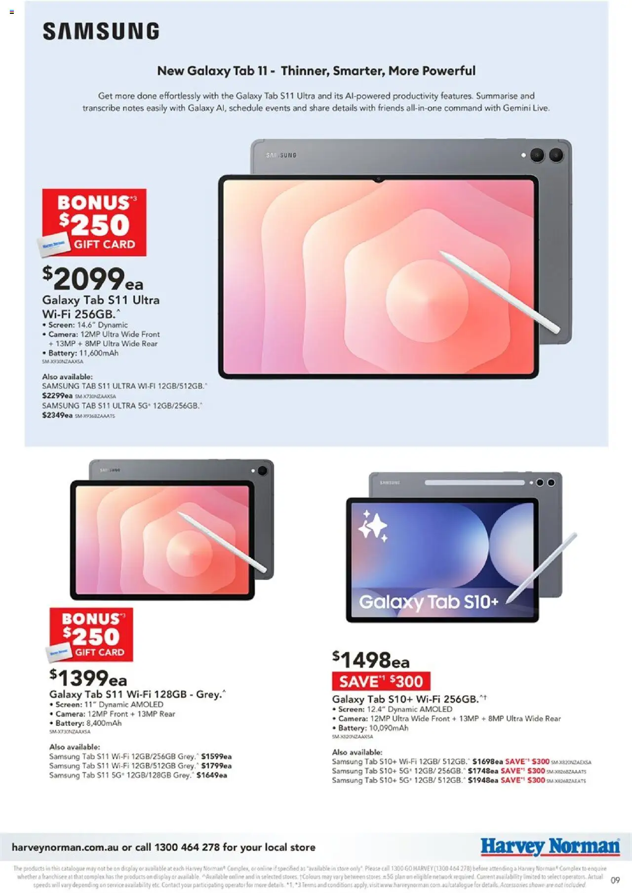 Harvey Norman catalogue - valid from 17.10.2025 | Page: 9 | Products: Battery, Accessories, Camera, Screen