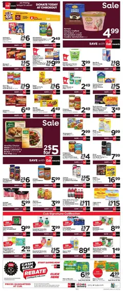Cub Foods Weekly Ad - valid from 14.09.2025 | Page: 6 | Products: Ice cream, Desk, Water, Vegetables