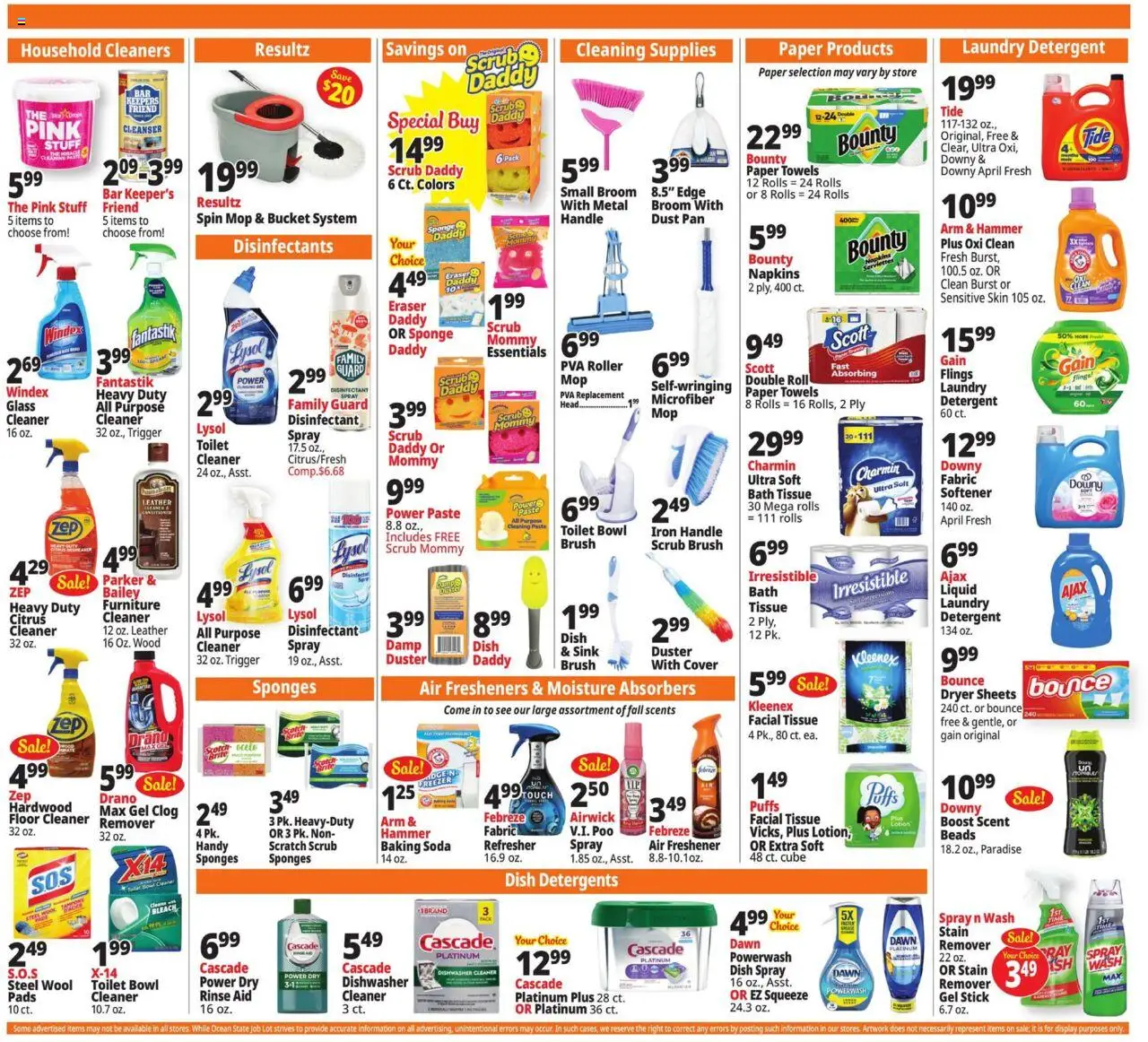 Ocean State Job Lot Weekly Ad - valid from 09.10.2025 | Page: 18 | Products: Eraser, Bath, Hammer, Freezer