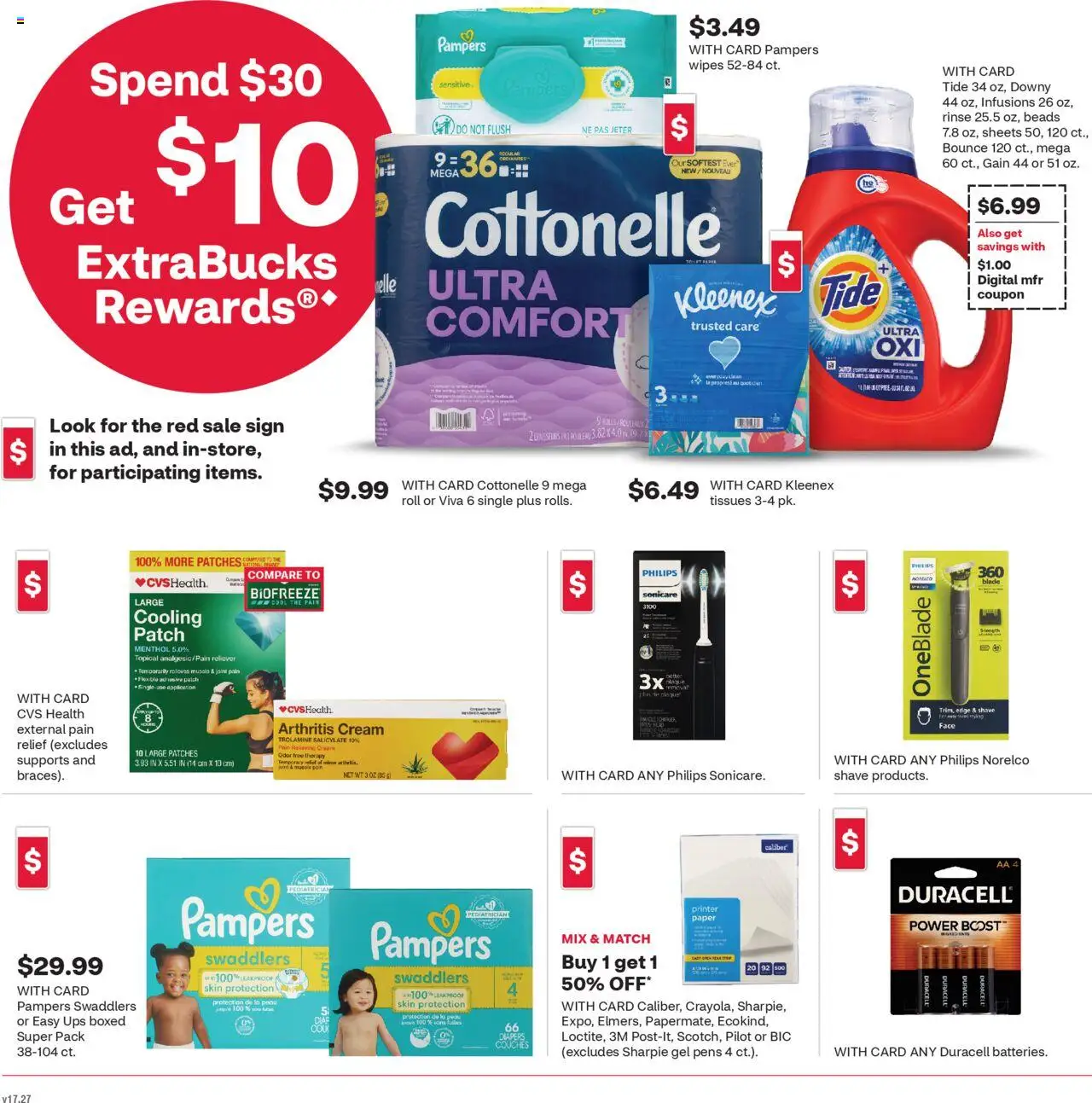 CVS Pharmacy Weekly Ad - CT - valid from 17.08.2025 | Page: 12 | Products: Adhesive, Cream, Printer, UPS