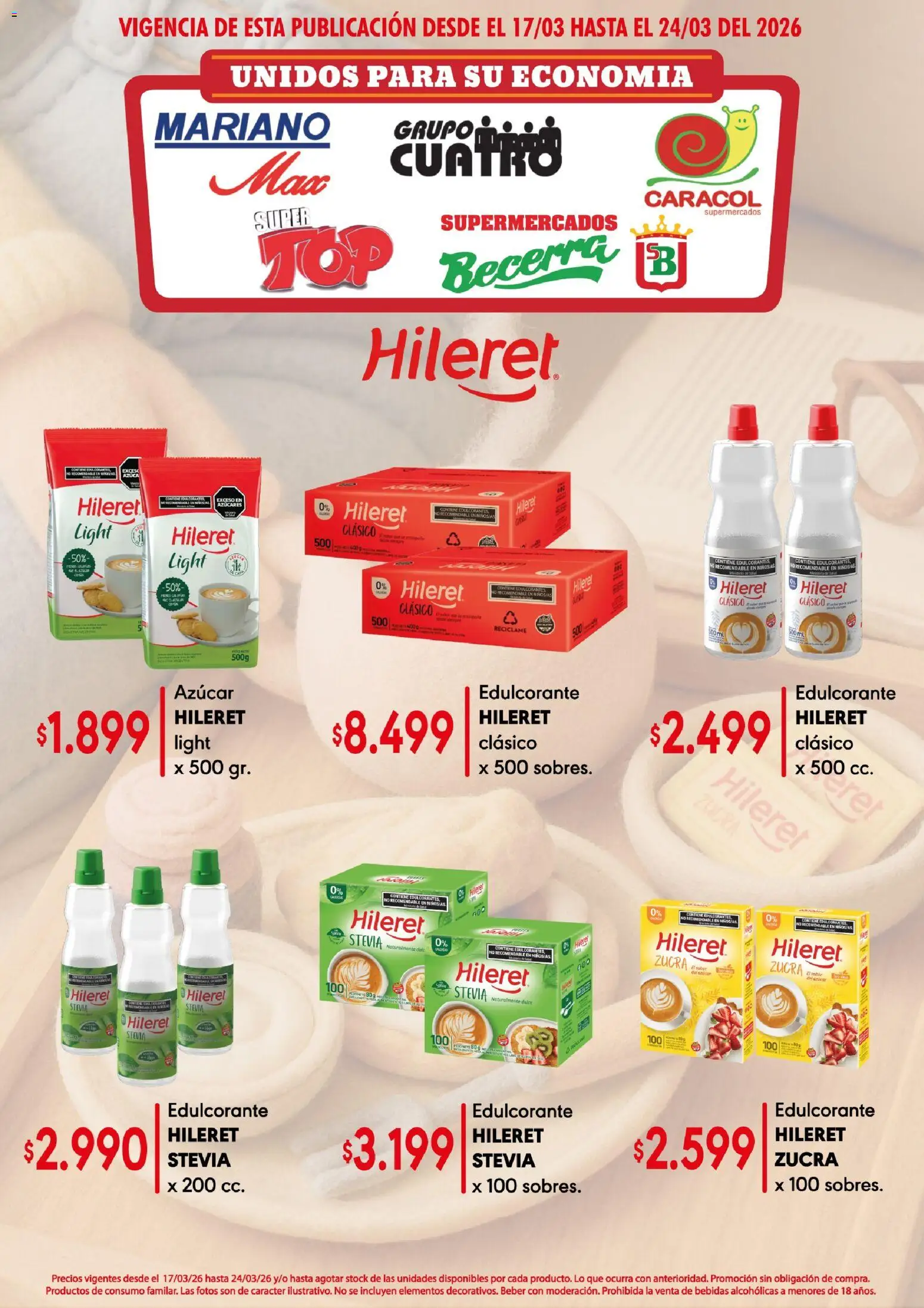 Mariano Max - Catálogo │ válido desde el 17.03.2026 | Página: 7 | Productos: Azucar, Edulcorante