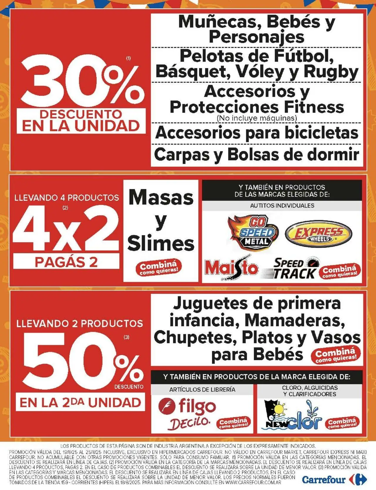 Carrefour ofertas - Córdoba │ válido desde el 19.08.2025 | Página: 21 | Productos: Caso, Sobre, Vasos
