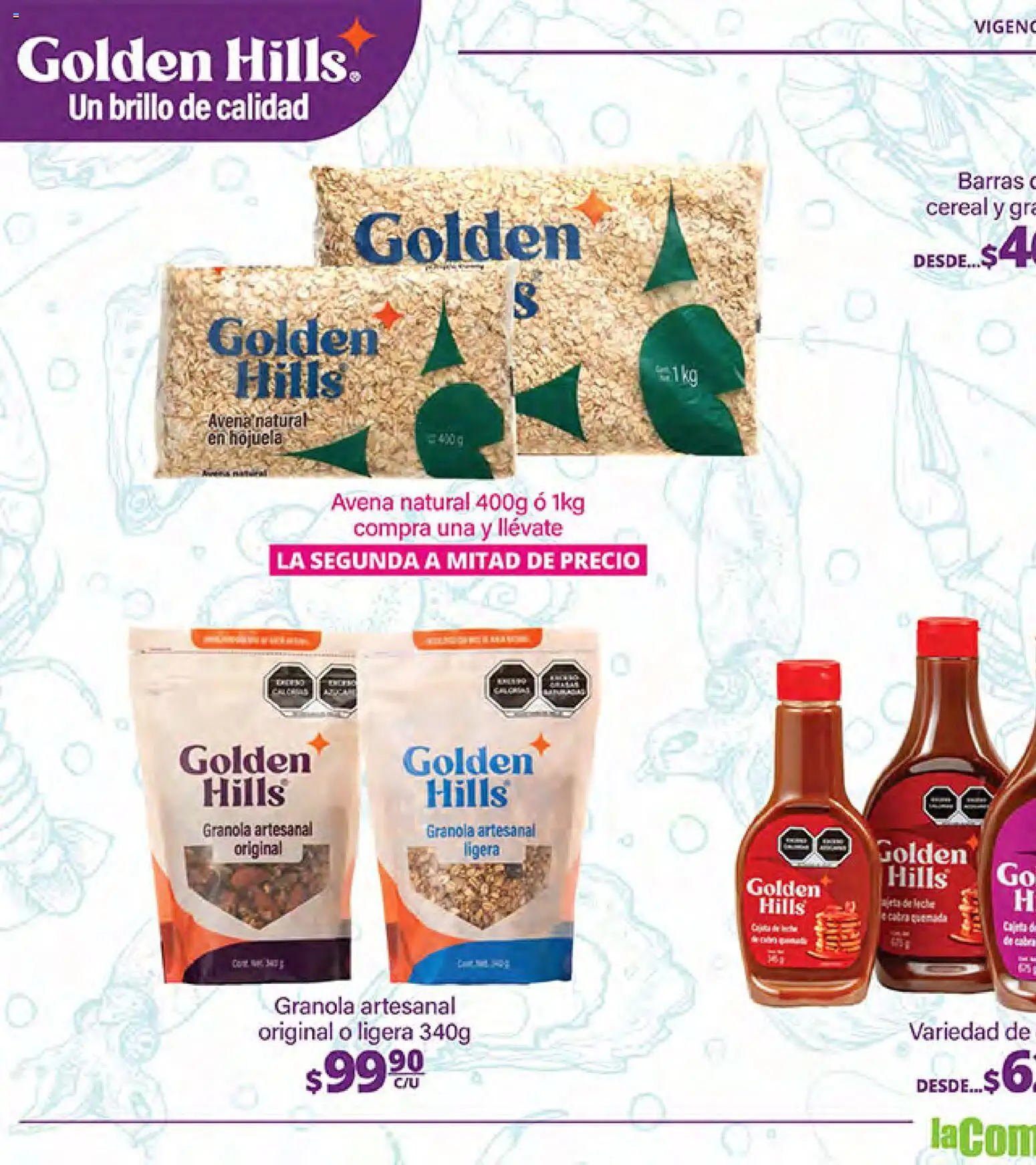 Nuevas ofertas de La Comer válidas en toda la República Mexicana desde el 13.02.2026. ¡Encuentra las mejores ofertas en La Comer folleto Ofertas! | Página: 30 | Productos: Avena, Brillo