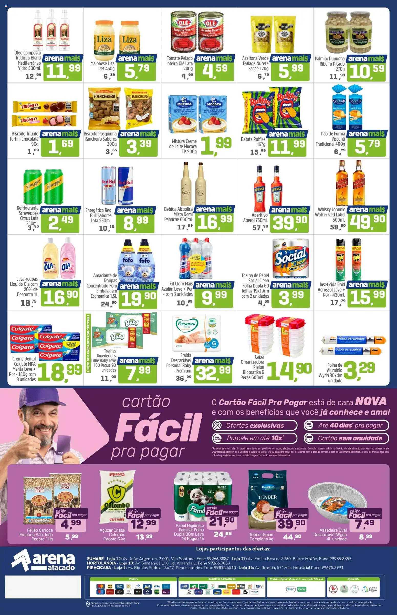 Arena Atacado Folheto - válido de 08.11.2025 | Página: 2 | Produtos: Chocolate, Roupas, Assadeira, Inseticida