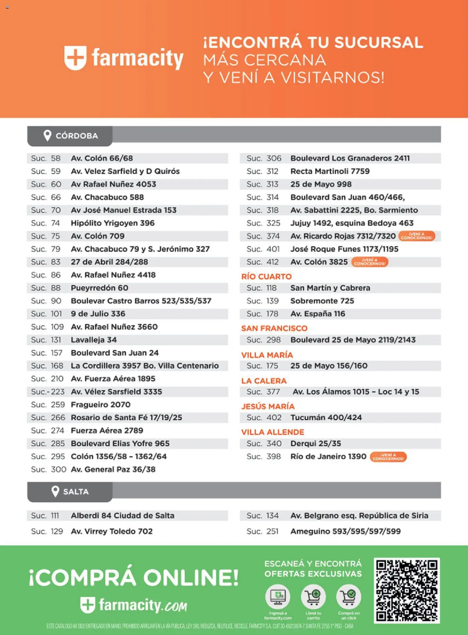 Farmacity catálogo │ válido desde el 03.03.2026 | Página: 96 | Productos: Rosario, General