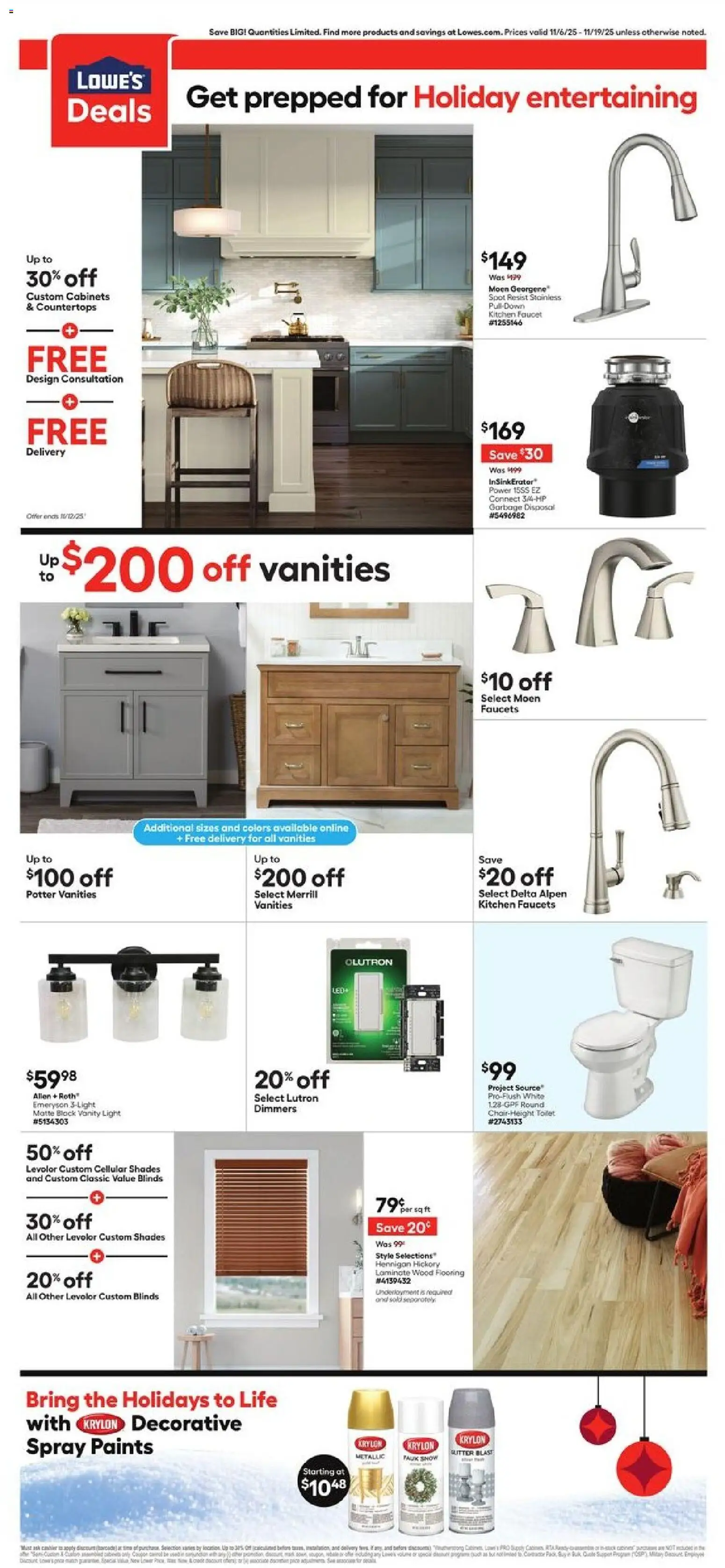 Lowe's Weekly Ad - valid from 06.11.2025 | Page: 12 | Products: Kitchen Faucet