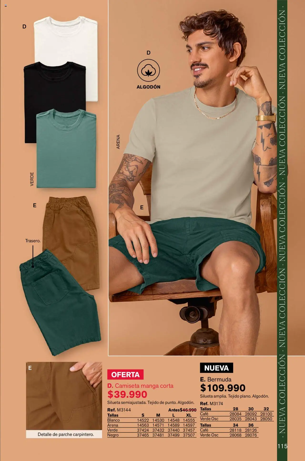 Leonisa revista - valida desde el 04.08.2025 | Página: 115 | Productos: Algodón, Bermuda, Camiseta, Café