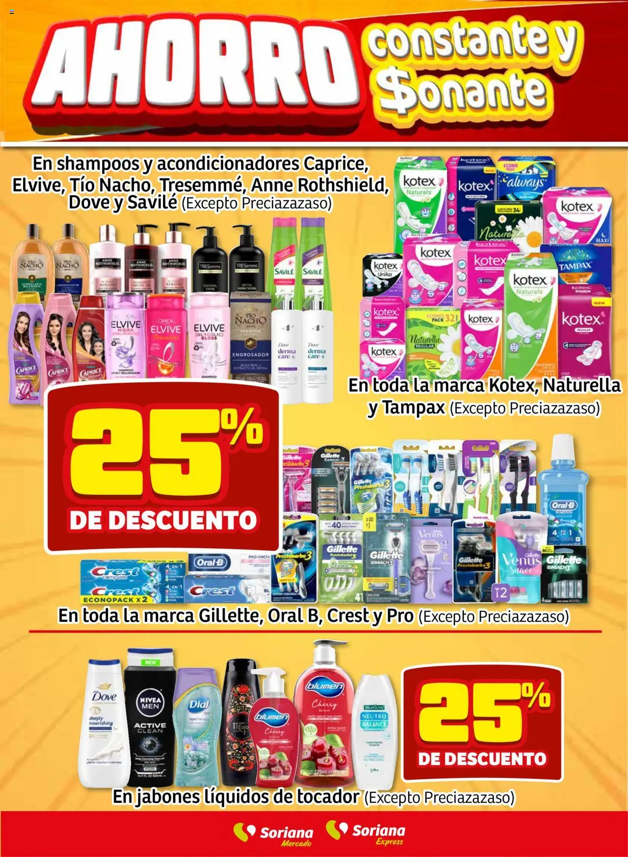 Nuevas ofertas de Soriana válidas en toda la República Mexicana desde el 18.09.2025. ¡Encuentra las mejores ofertas en Soriana - Fin de Semana Mercado: Ags, Nay, Jal, Qro, Col, Mich, Gto, Hgo, Tlax, Mor, Pue, Gro, Oax, Edo. de Mex, CDMX, Zac y SLP! | Página: 4