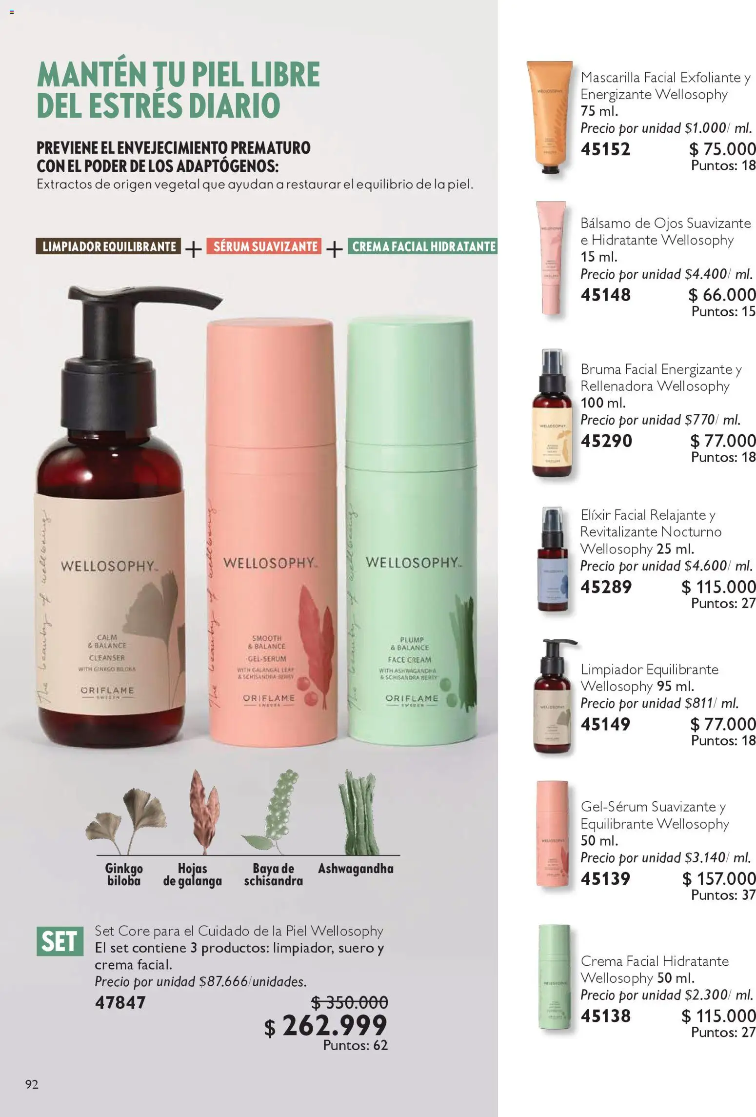 Oriflame revista - valida desde el 06.12.2025 | Página: 92 | Productos: Crema, Bálsamo, Suavizante, Limpiador