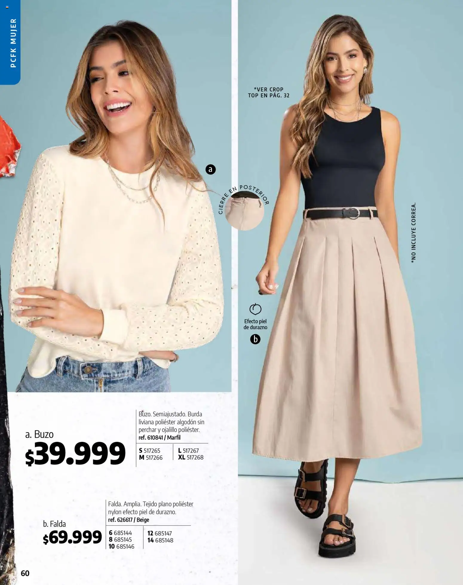 Pacifika revista - valida desde el 01.01.2026 | Página: 60 | Productos: Algodón, Falda, Buzo, Top