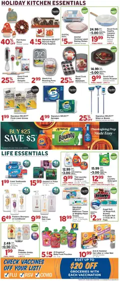 Preview of United Supermarkets weekly ads valid from 04.11.2025 | Page: 7 | Products: Shampoo, Conditioner, Toothpaste, Beef