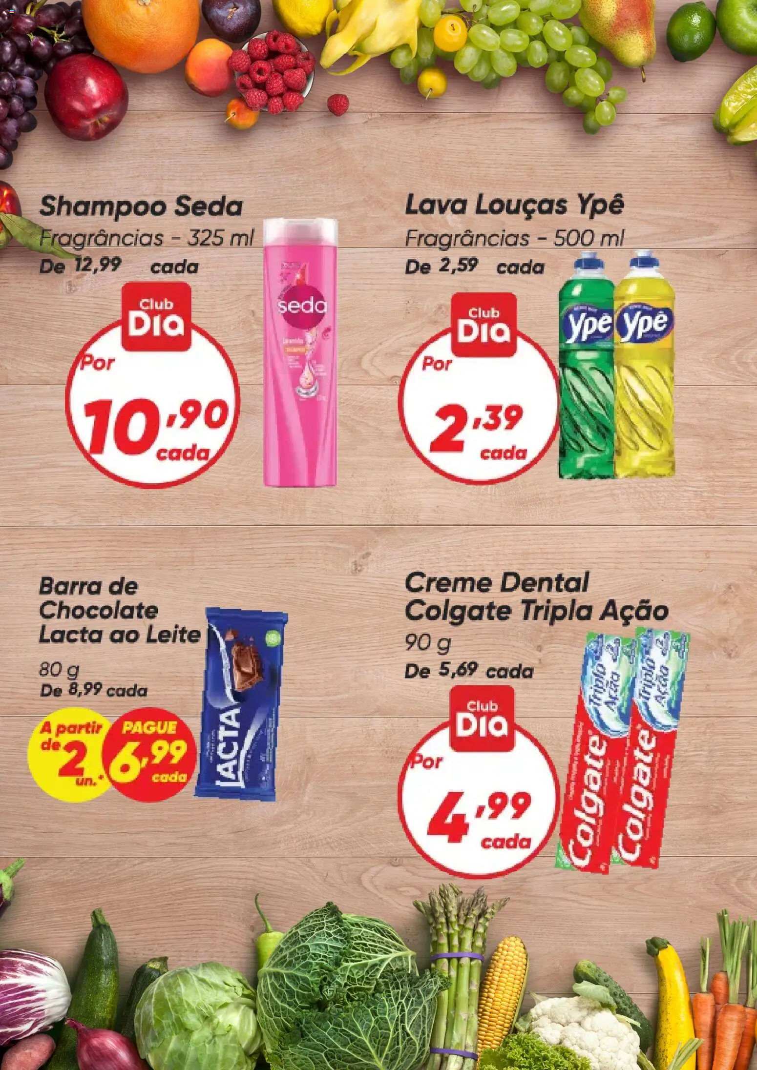 Dia Folheto - válido de 30.12.2025 | Página: 3 | Produtos: Shampoo, Chocolate, Creme, Creme dental