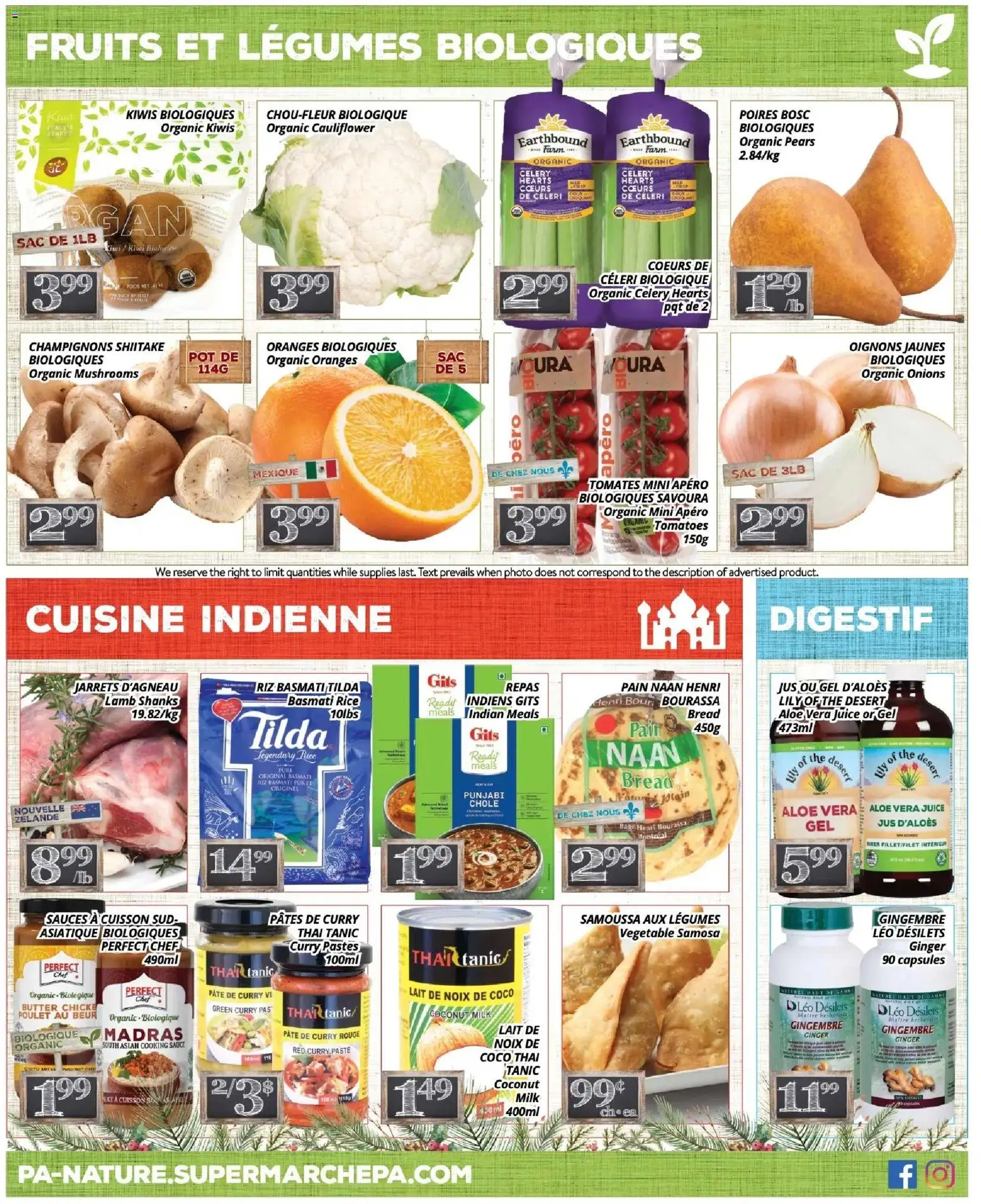 Pa Supermarché flyer valid from 08.12.2025 | Page: 4 | Products: Kiwi, Milk, Butter, Bread