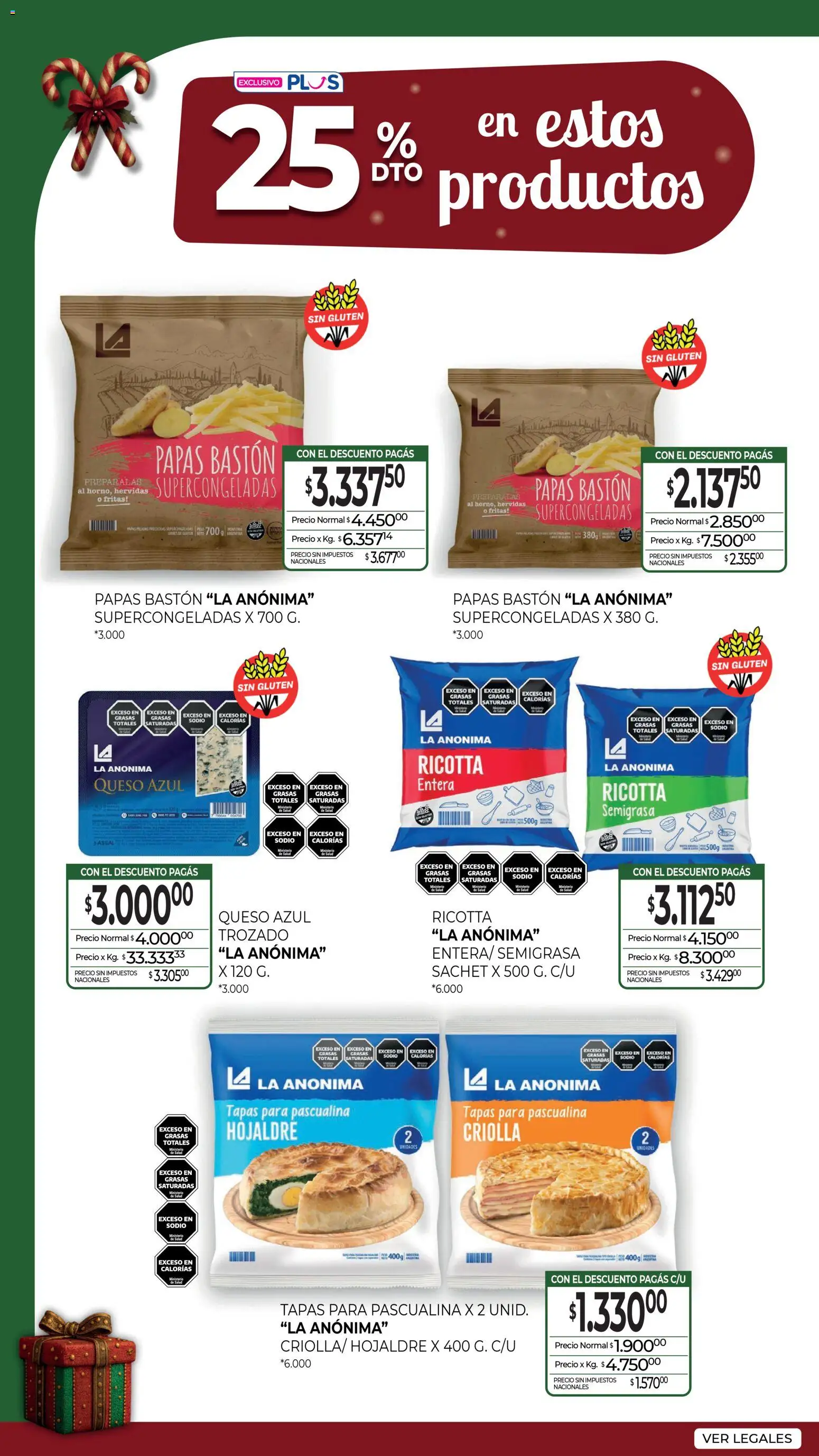 La Anonima catálogo │ válido desde el 04.12.2025 | Página: 15 | Productos: Queso