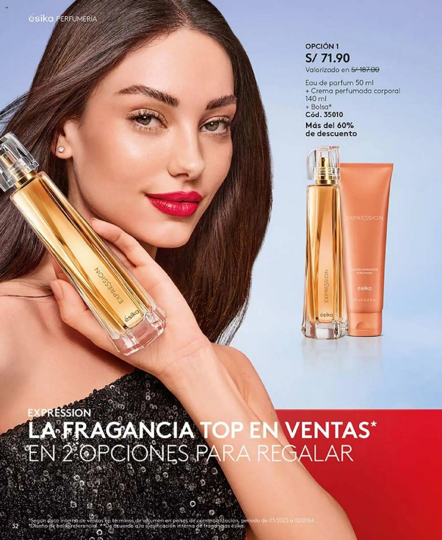 Catálogo Ésika válido desde 17.01.2026 | Página: 32 | Productos: Crema, Bolso, Fragancia