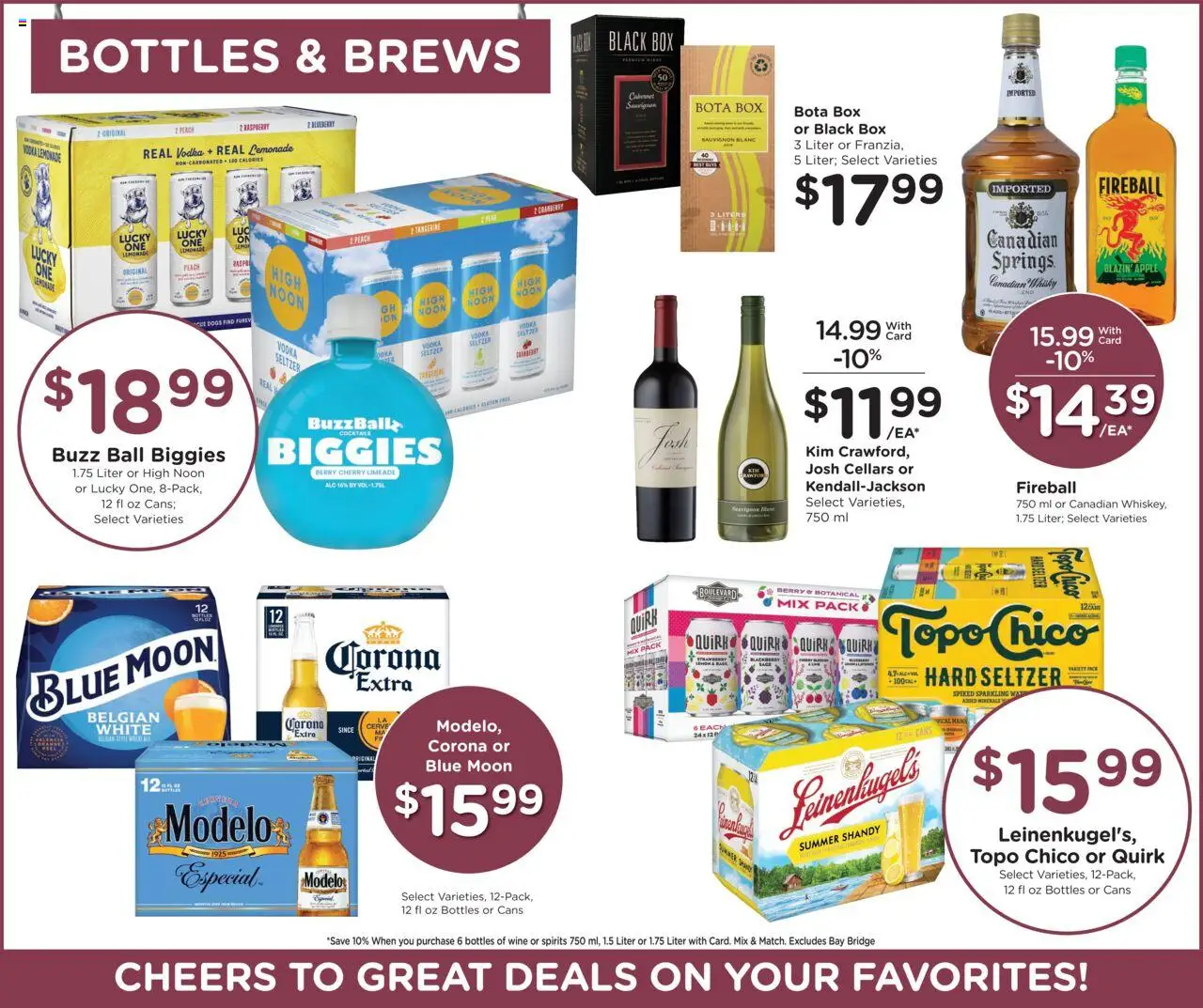 Baker's Weekly Ad - NE - valid from 01.10.2025 | Page: 11 | Products: Box, Wine, Vodka, Peach