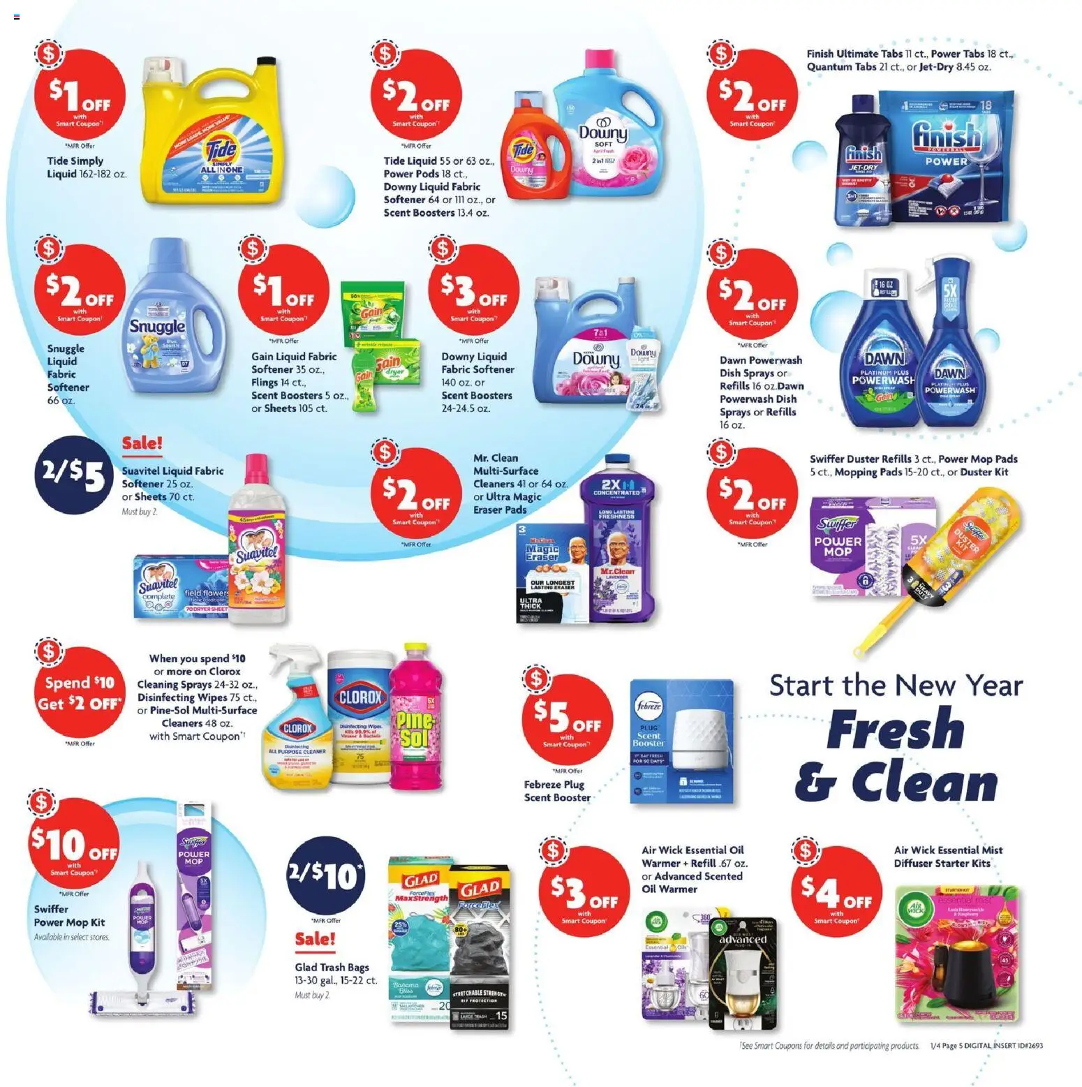 Family Dollar Weekly Ad - valid from 04.01.2026 | Page: 7 | Products: Fabric softener, Pads, Sheet, Dryer