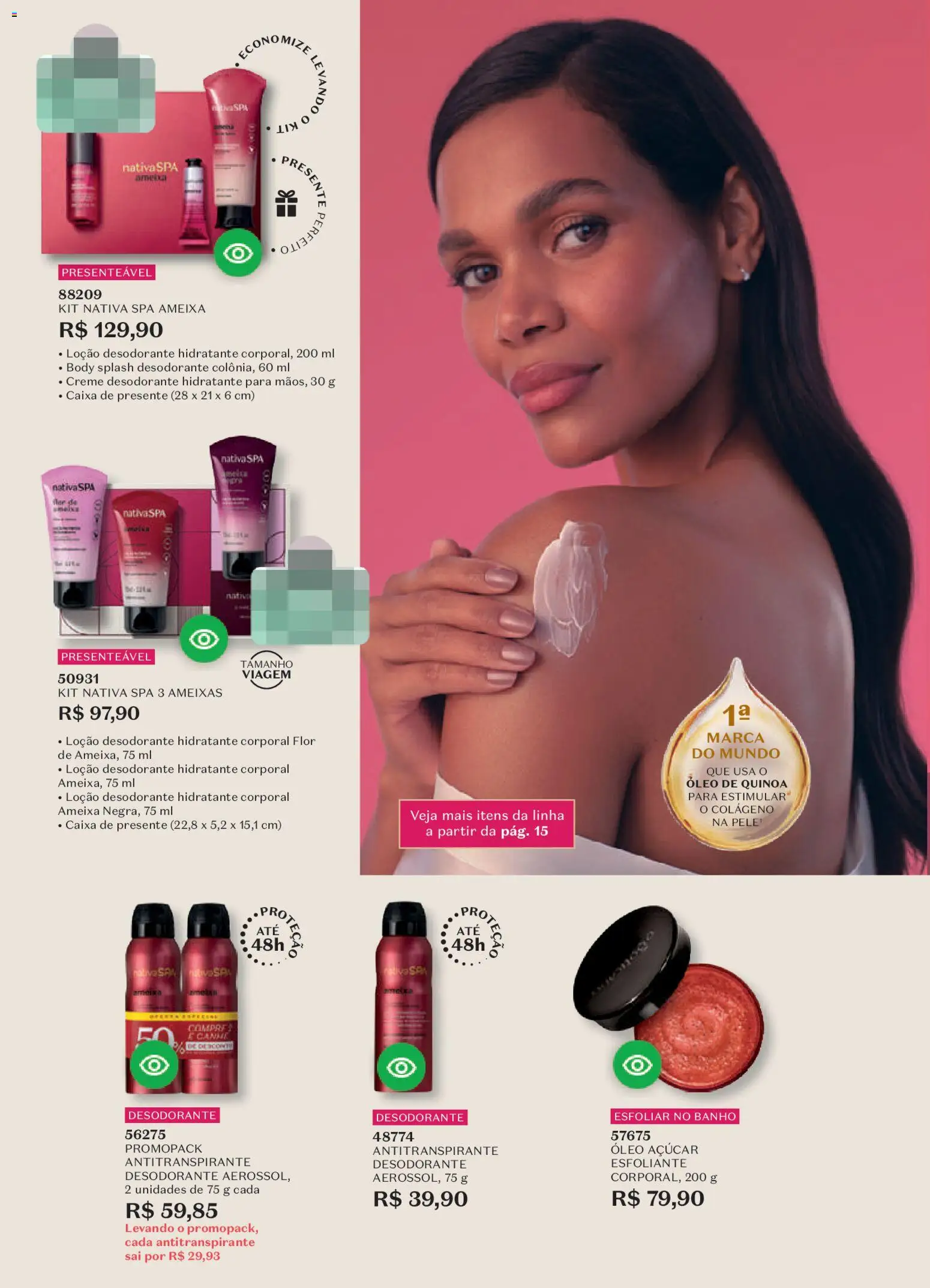 O Boticário Folheto - válido de 23.03.2026 | Página: 22 | Produtos: Colágeno, Hidratante corporal, Óleo, Creme