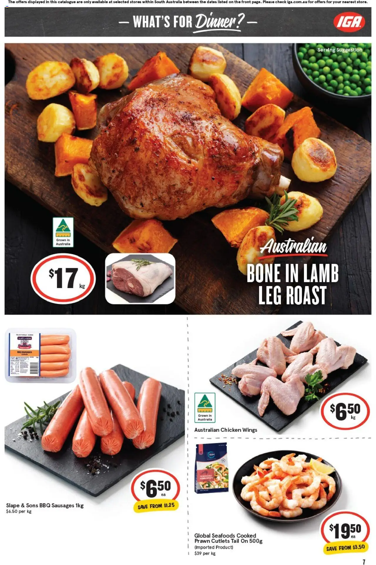 IGA catalogue - valid from 22.10.2025 | Page: 7 | Products: Chicken, Lamb