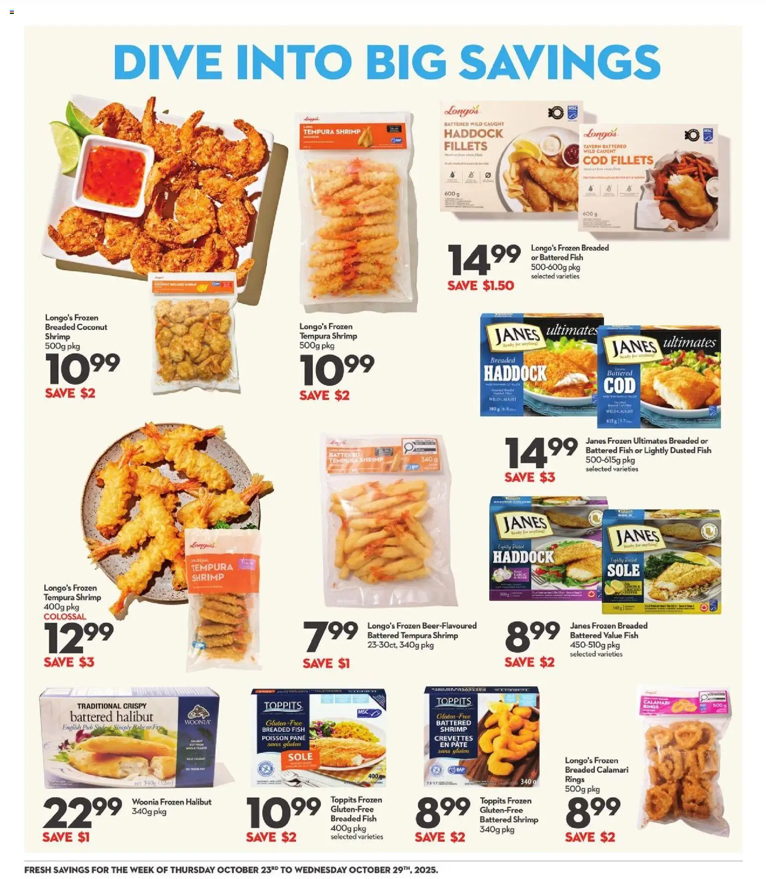 Longo's flyer valid from 23.10.2025 | Page: 13 | Products: Fish