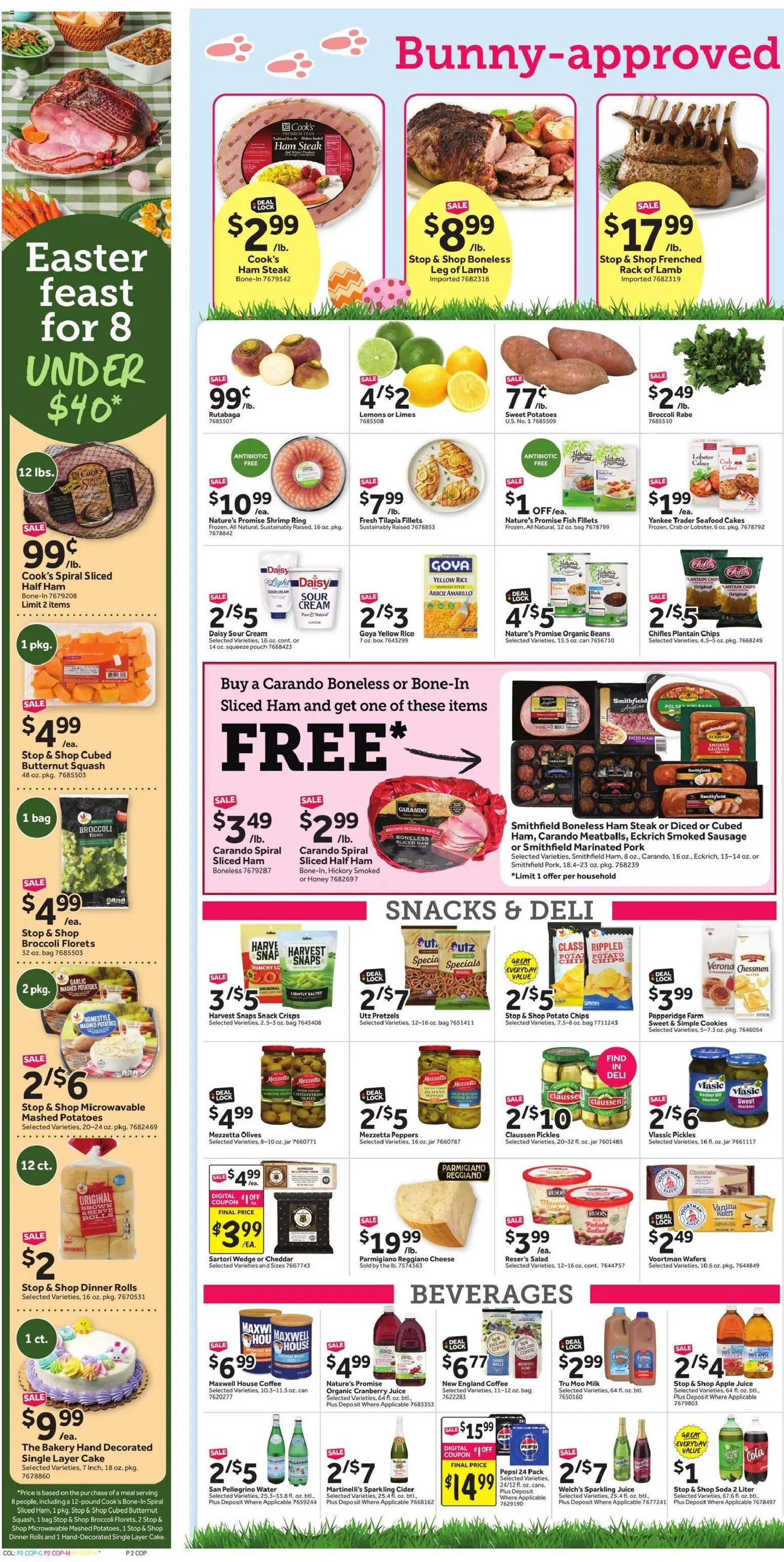 Stop & Shop Weekly Ad - valid from 27.03.2026 | Page: 3 | Products: Coffee, Sour cream, Garlic, Dill