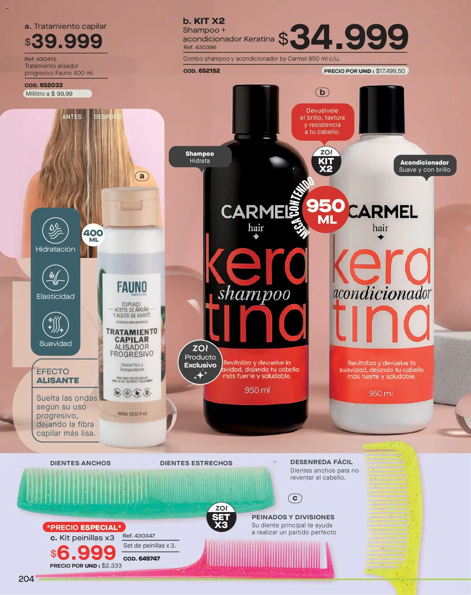 Pacifika revista - valida desde el 01.11.2025 | Página: 204 | Productos: Té, Shampoo, Brillo, Aceite