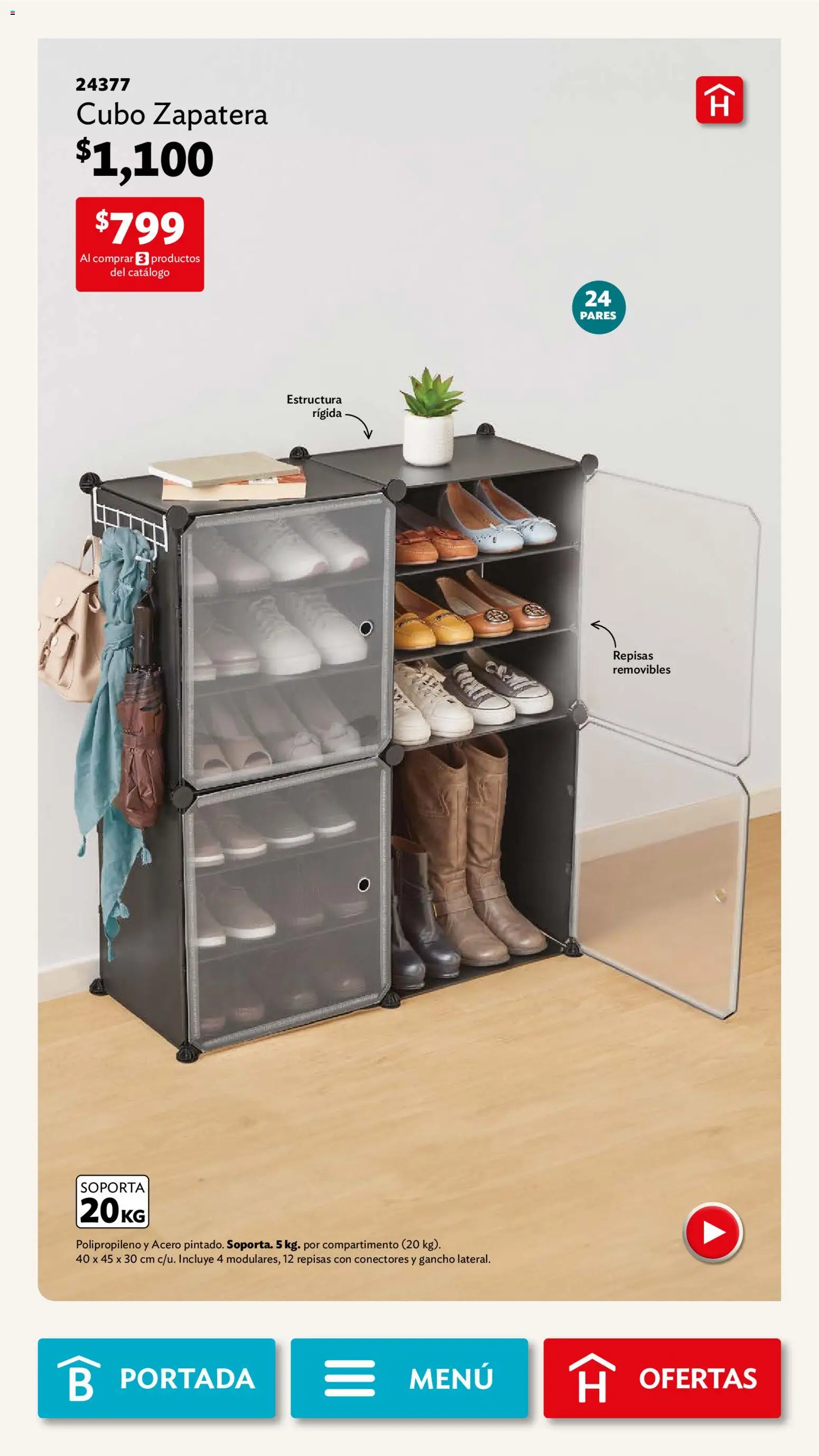 Nuevas ofertas de Betterware válidas en toda la República Mexicana desde el 03.11.2025. ¡Encuentra las mejores ofertas en Betterware campaña 11 2025! | Página: 12