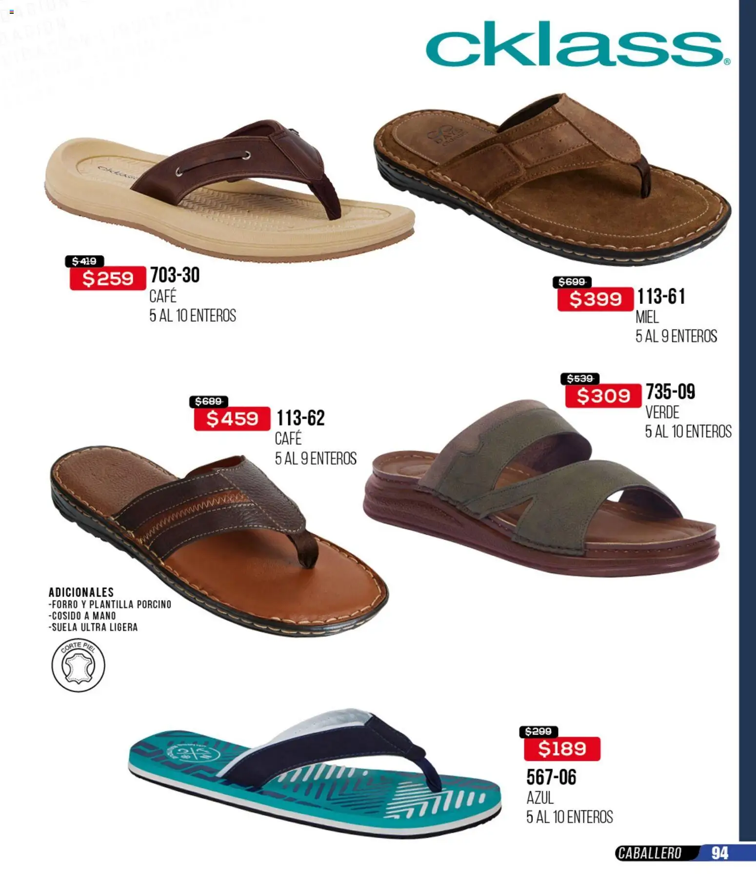 Nuevas ofertas de Cklass válidas en toda la República Mexicana desde el 18.03.2026. ¡Encuentra las mejores ofertas en Cklass catálogo Liquidación total calzado! | Página: 95 | Productos: Café