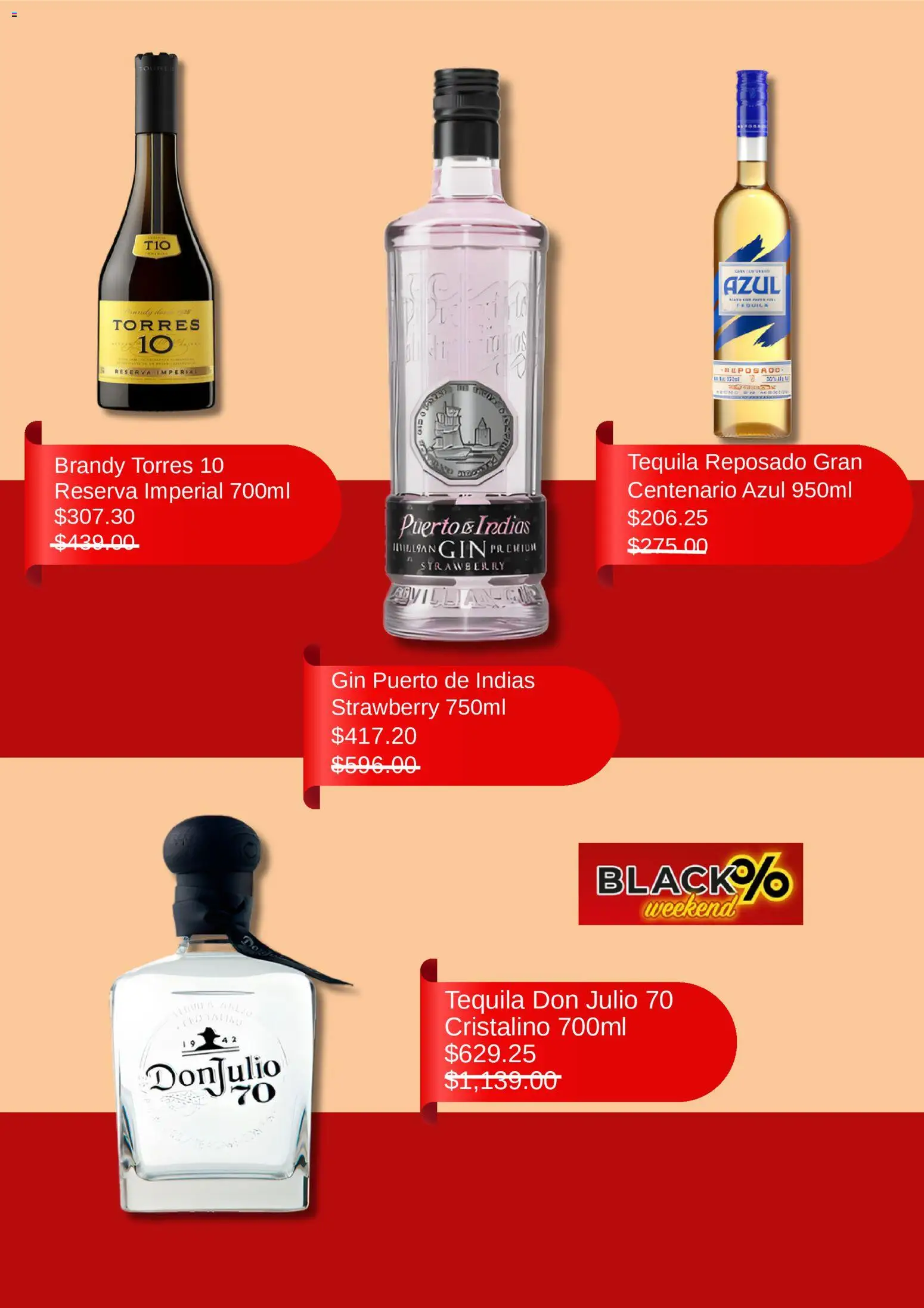 Nuevas ofertas de Chedraui válidas en toda la República Mexicana desde el 27.11.2025. ¡Encuentra las mejores ofertas en Chedraui Black Friday! | Página: 7 | Productos: Gin, Tequila