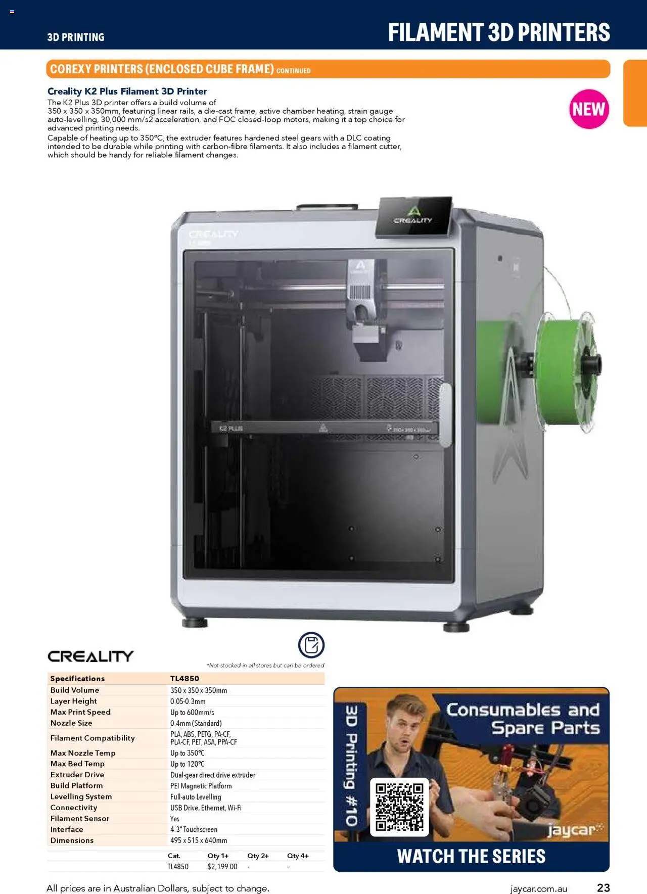 Jaycar catalogue - valid from 09.07.2025 | Page: 23 | Products: Watch, Printer, Usb, Bed