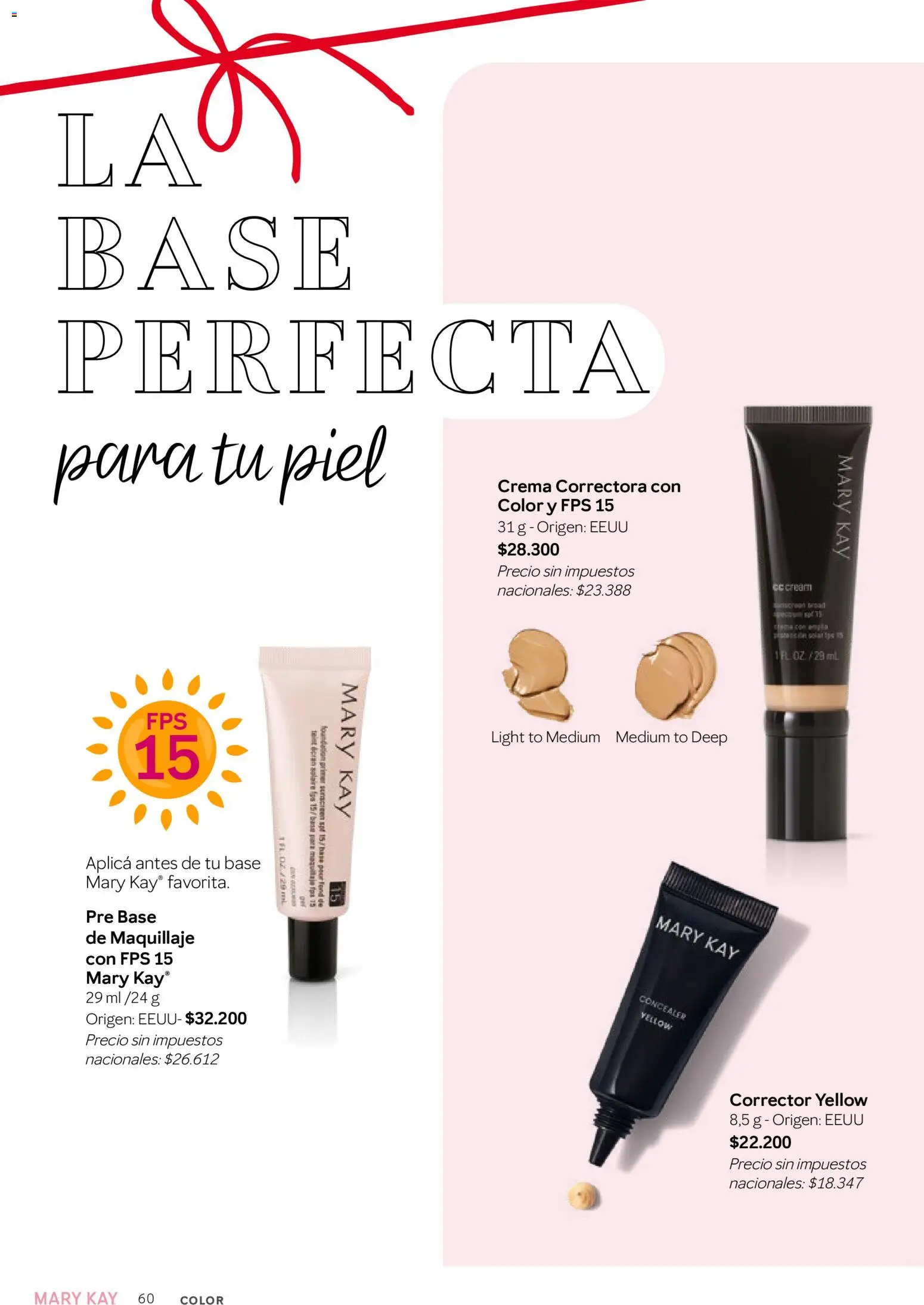 Mary Kay catálogo │ válido desde el 03.12.2025 | Página: 60 | Productos: Maquillaje, Pre base, Crema