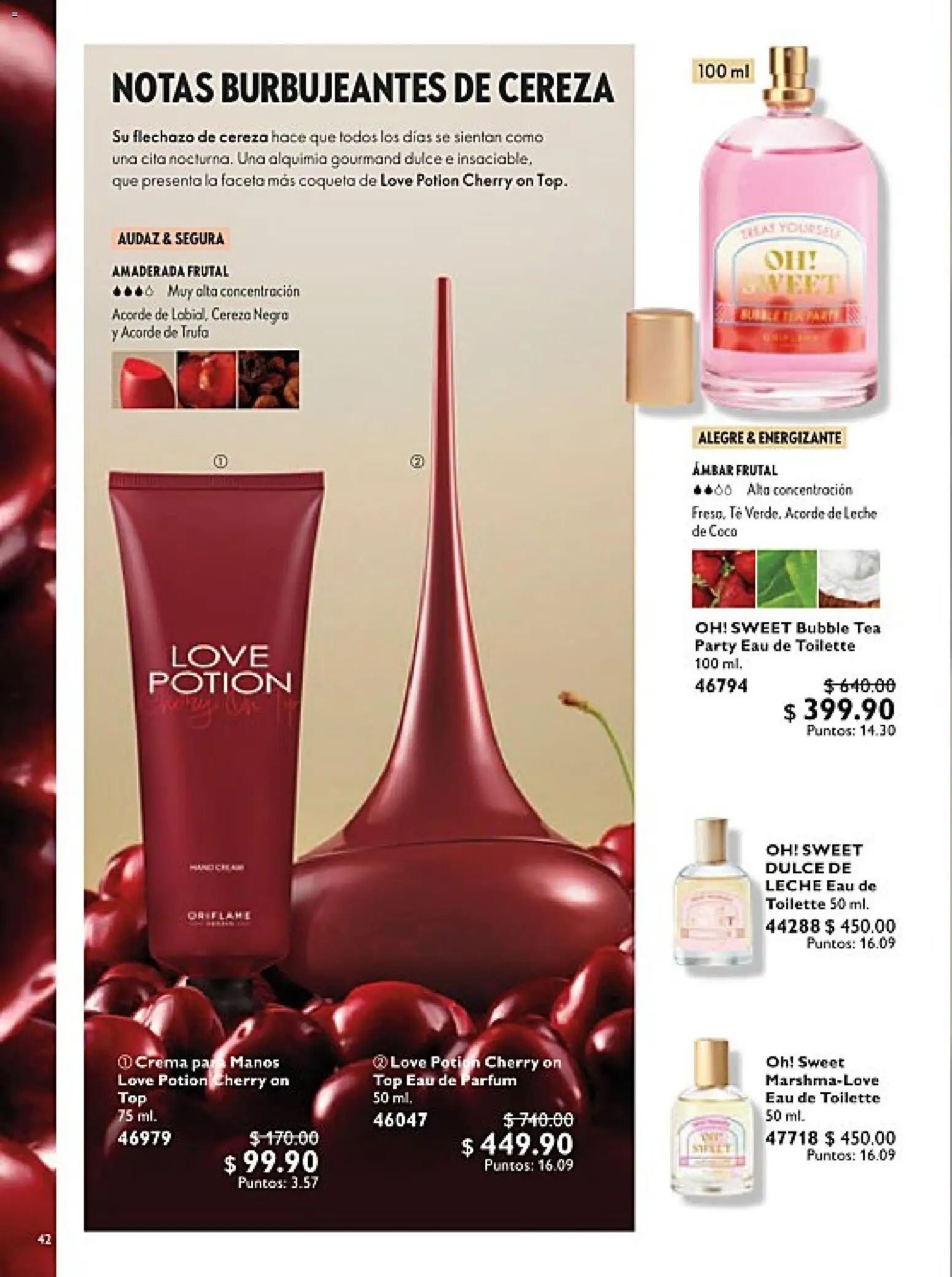Nuevas ofertas de Oriflame válidas en toda la República Mexicana desde el 07.03.2026. ¡Encuentra las mejores ofertas en Oriflame campaña 4 2026! | Página: 42 | Productos: Dulce de leche, Crema, Leche, Top