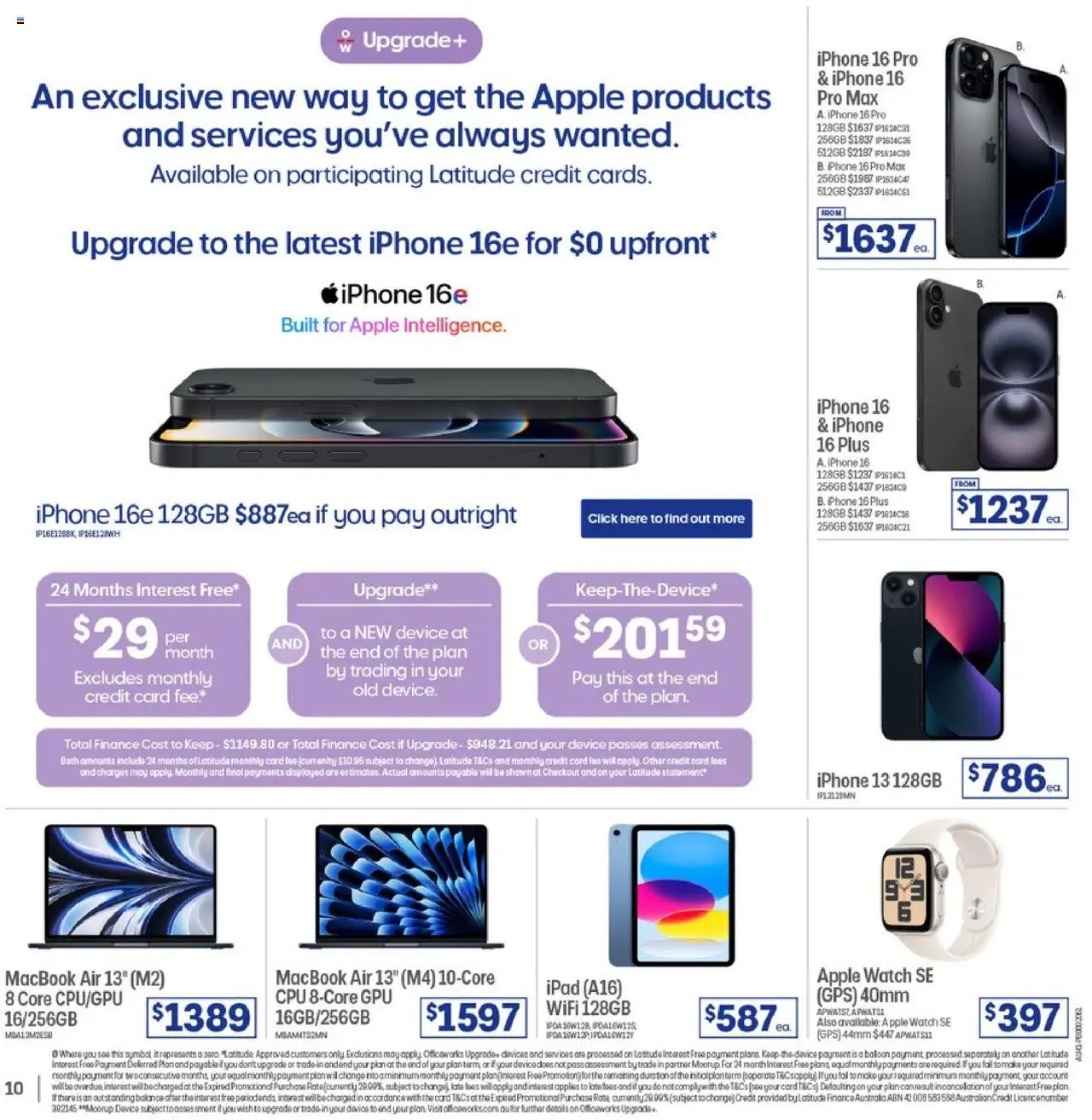 Officeworks catalogue - valid from 07.08.2025 | Page: 10 | Products: Device, Watch, Iphone