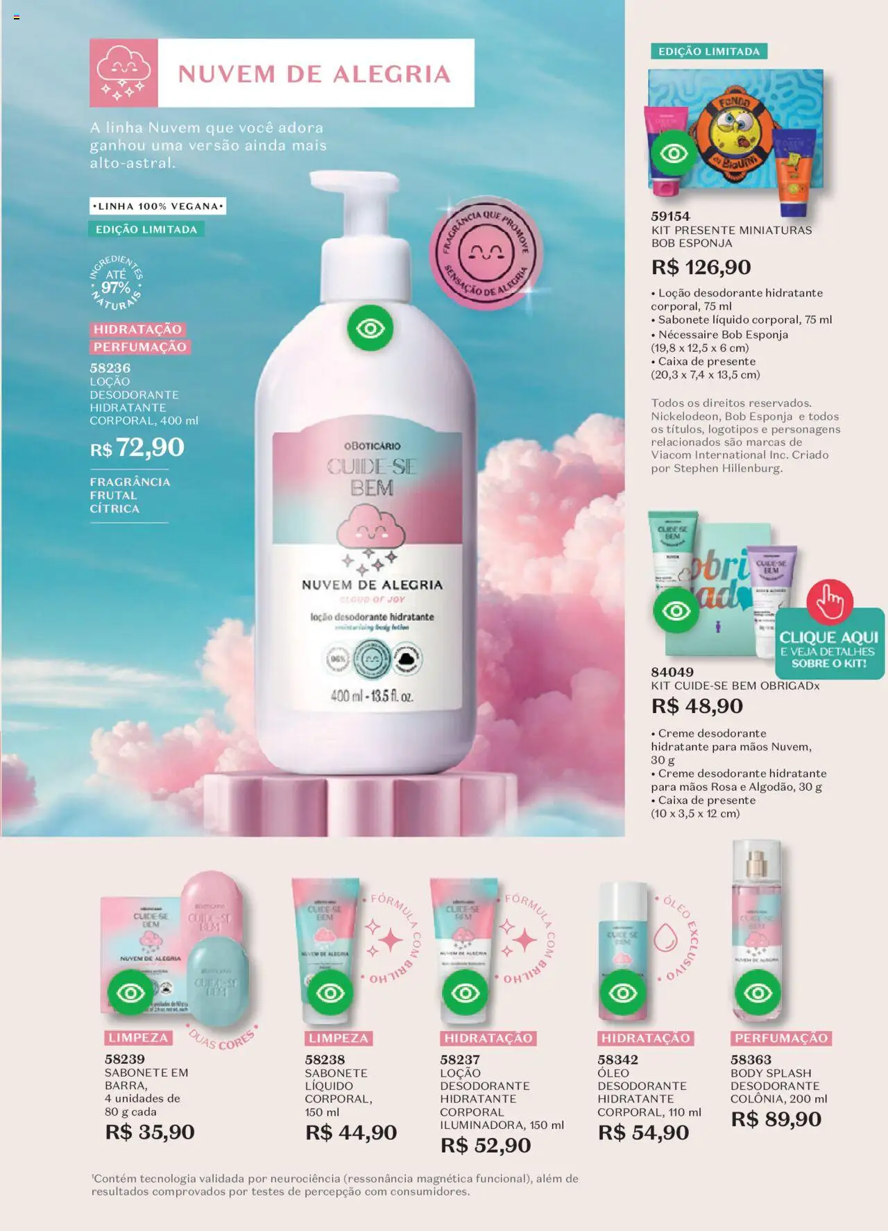 O Boticário Folheto - válido de 11.08.2025 | Página: 29 | Produtos: Desodorante, Necessaire, Óleo, Body